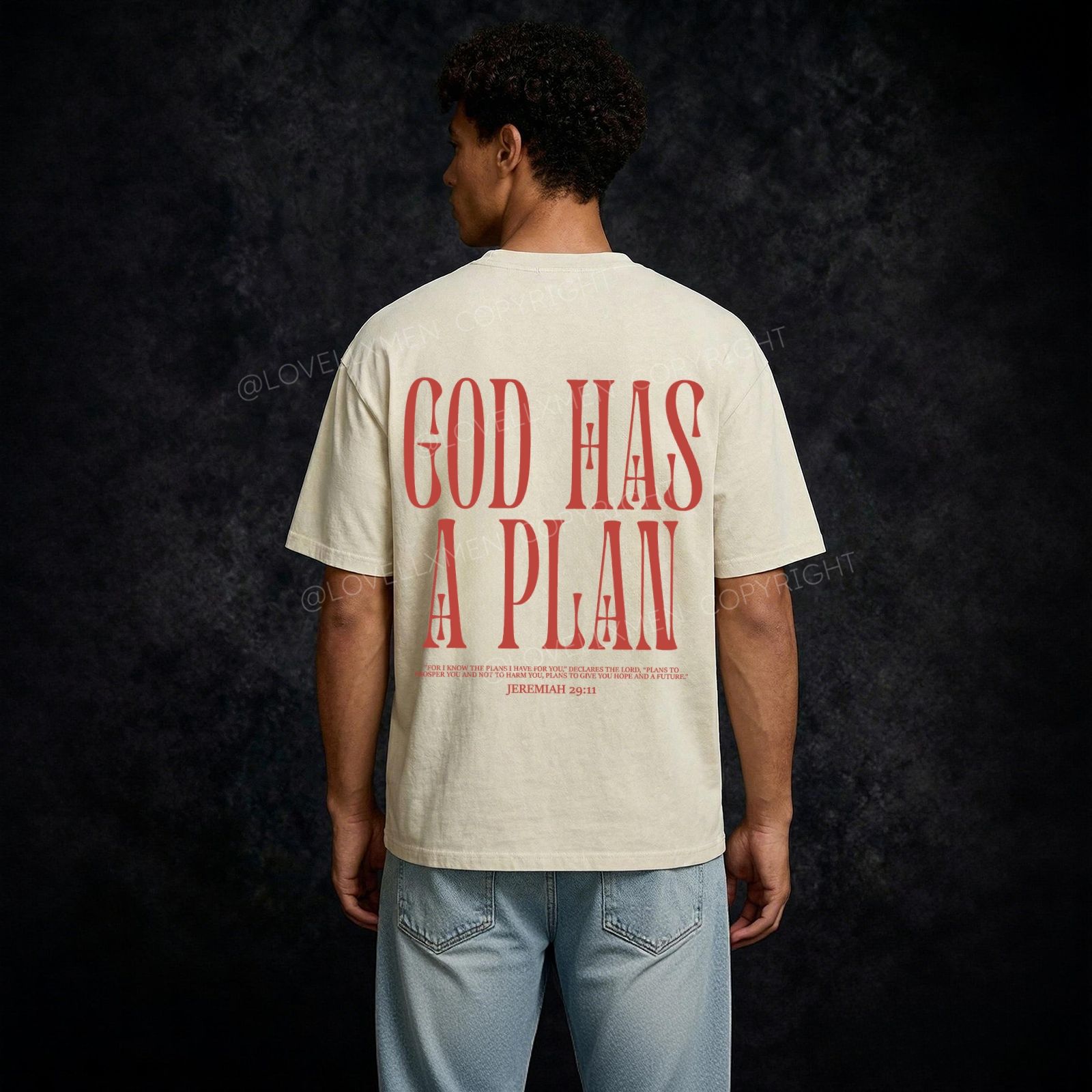 God Has A Plan Washed T-Shirt