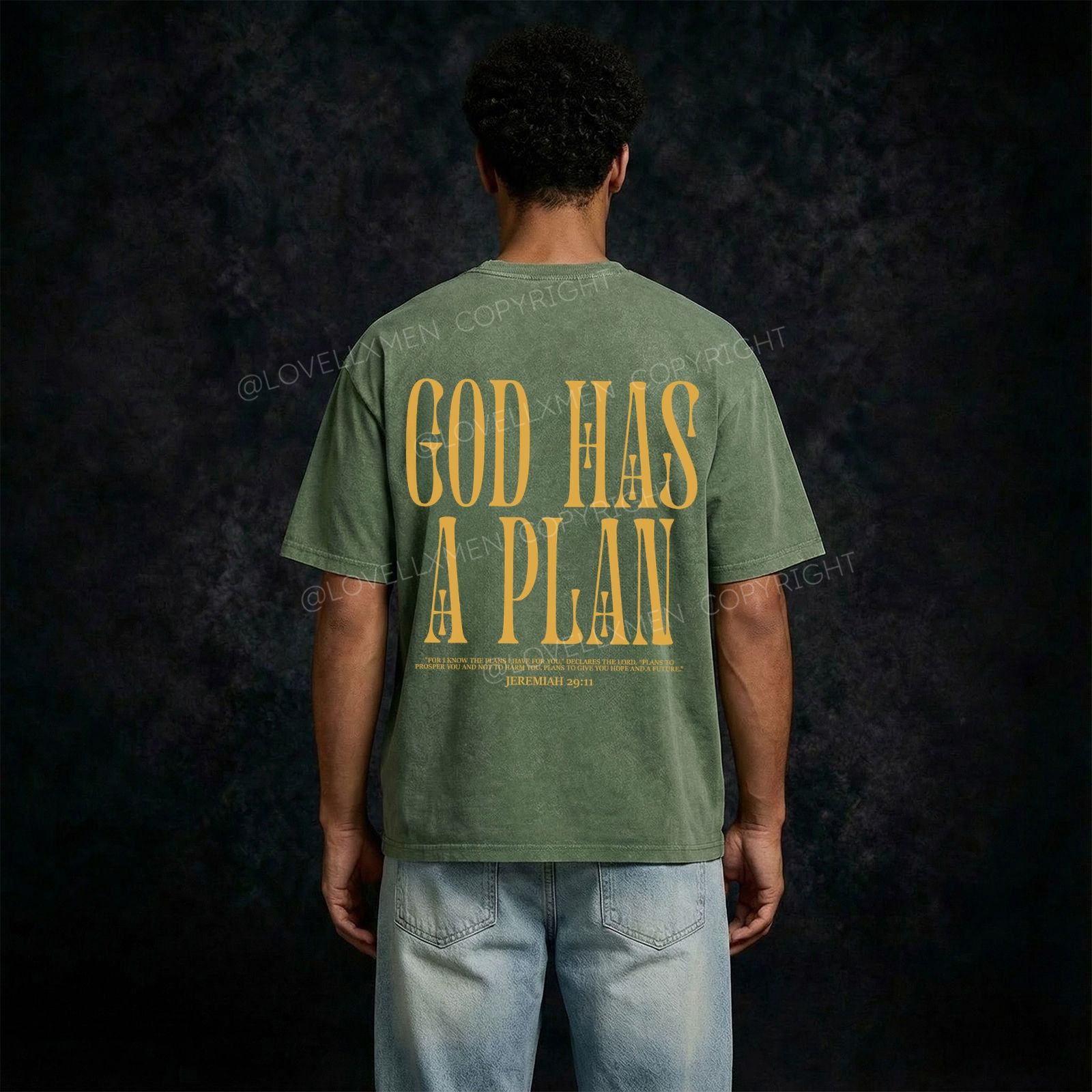 God Has A Plan Washed T-Shirt