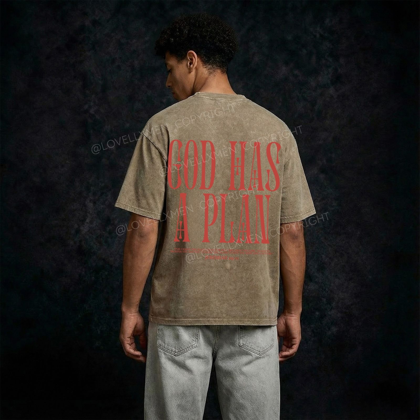 God Has A Plan Washed T-Shirt