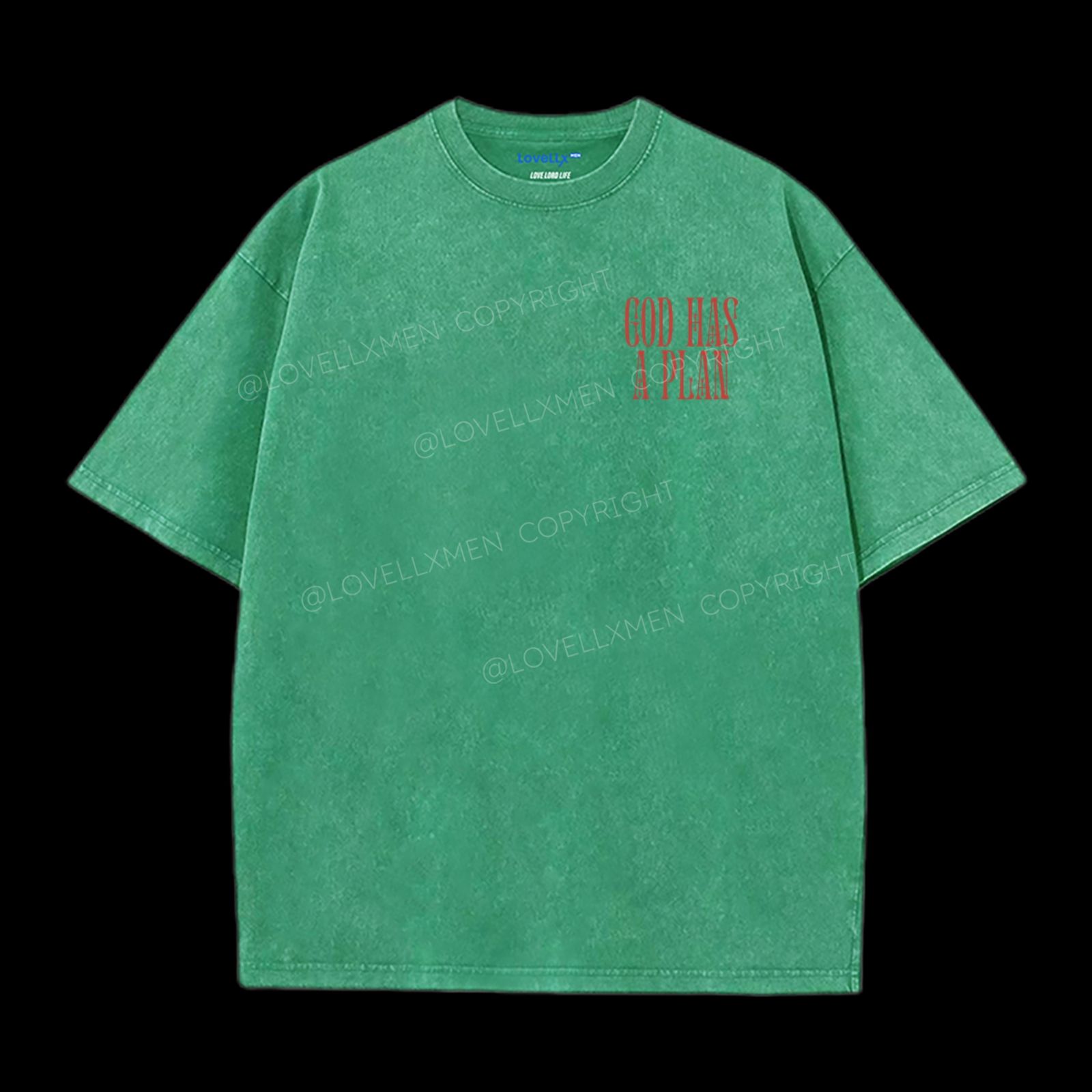 God Has A Plan Washed T-Shirt