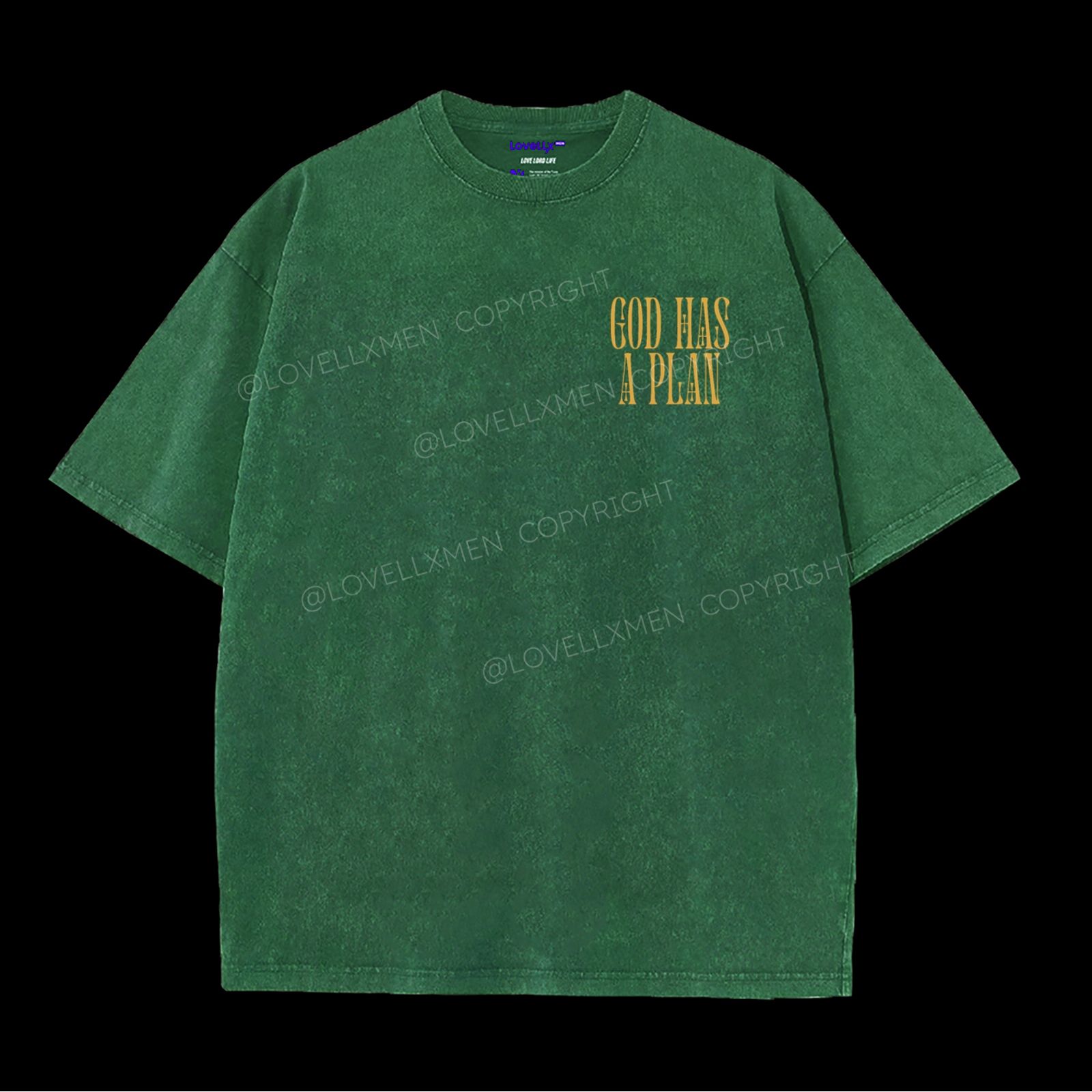 God Has A Plan Washed T-Shirt