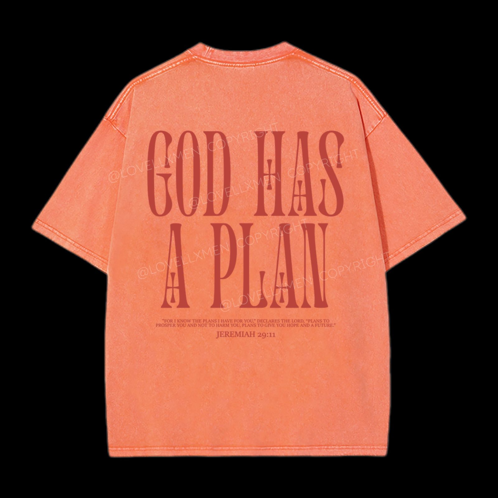 God Has A Plan Washed T-Shirt