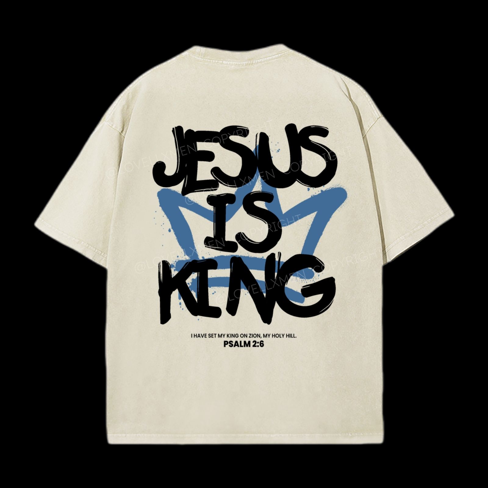 Jesus Is King Washed T-Shirt