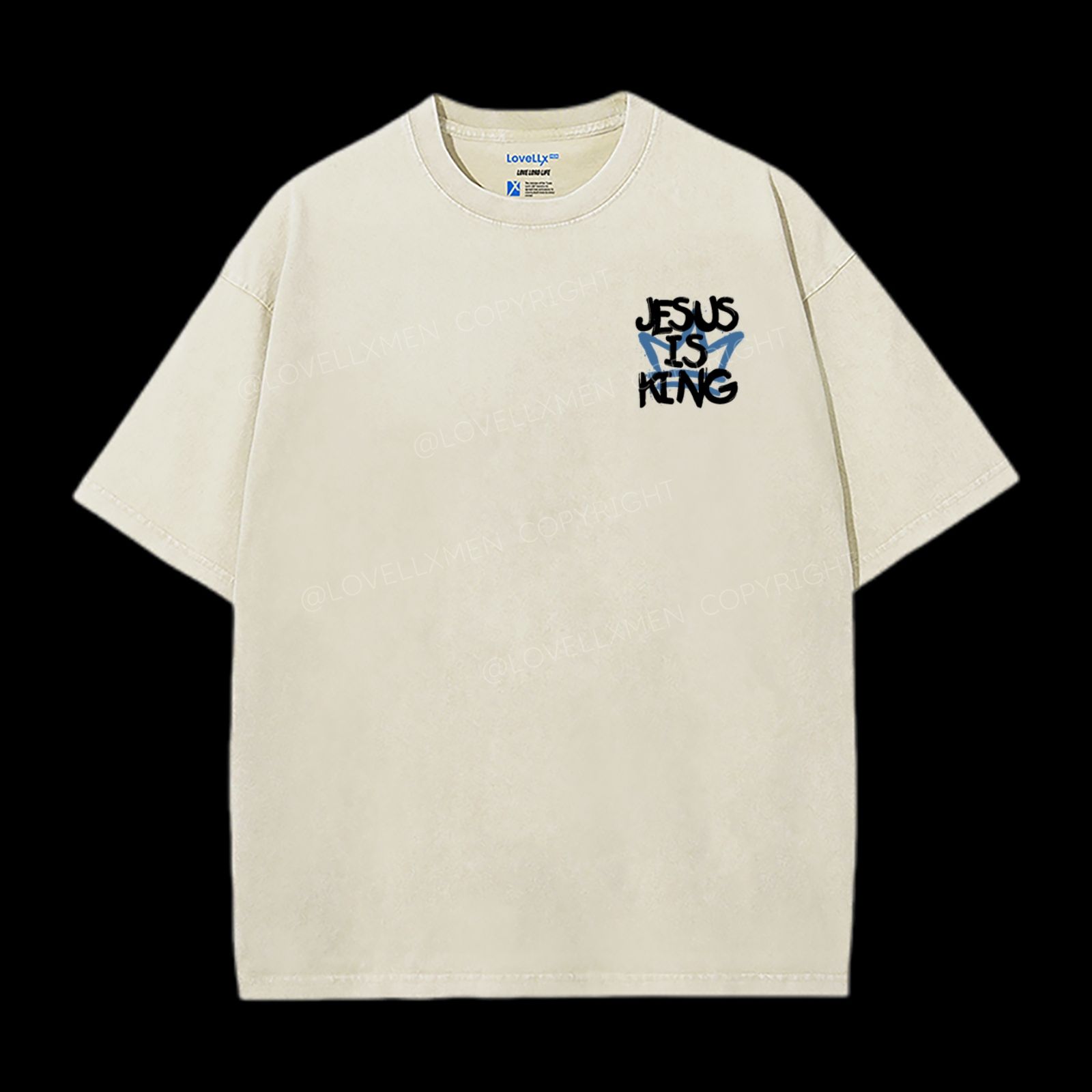 Jesus Is King Washed T-Shirt