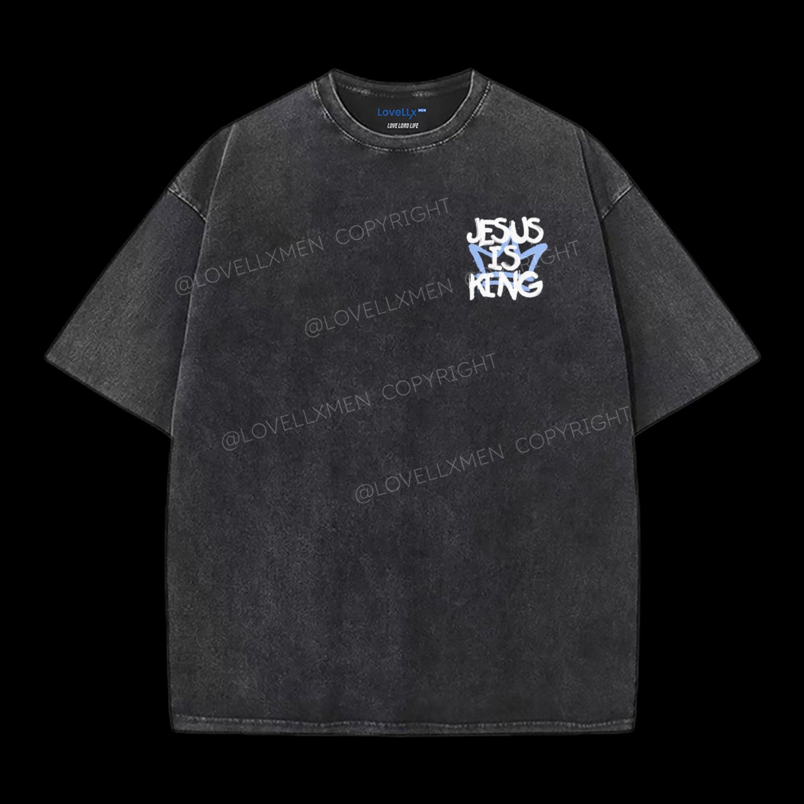 Jesus Is King Washed T-Shirt