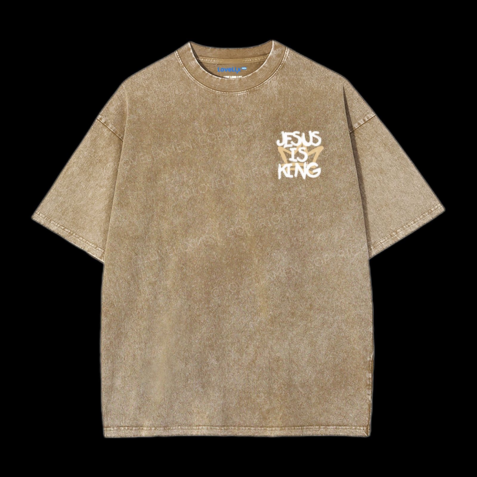 Jesus Is King Washed T-Shirt