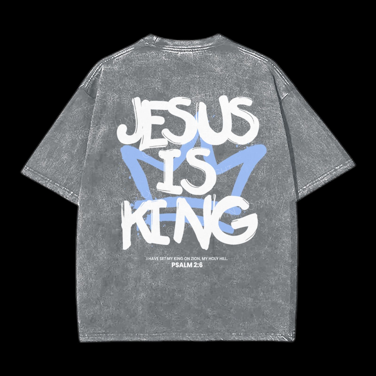 Jesus Is King Washed T-Shirt