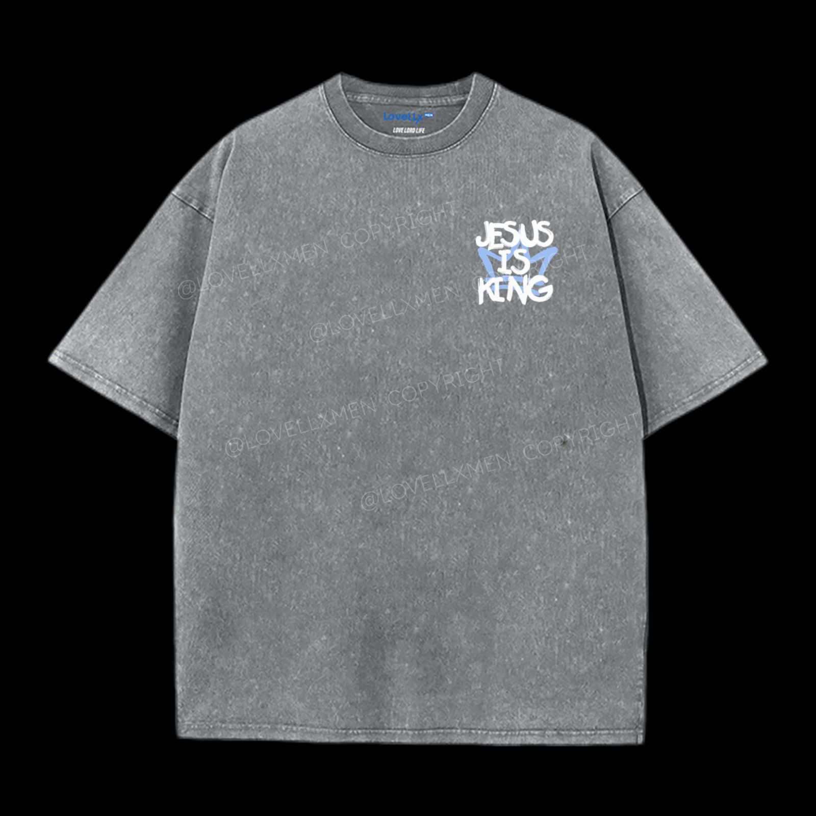Jesus Is King Washed T-Shirt