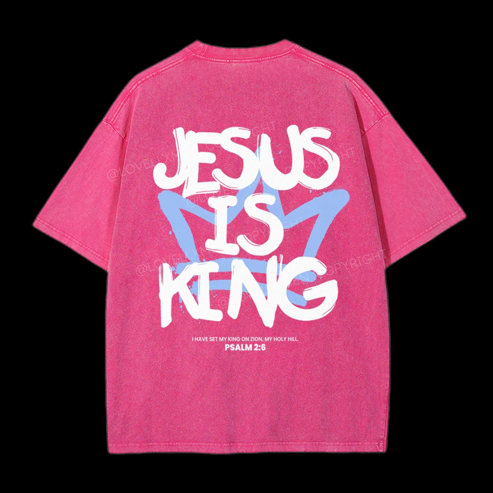 Jesus Is King Washed T-Shirt