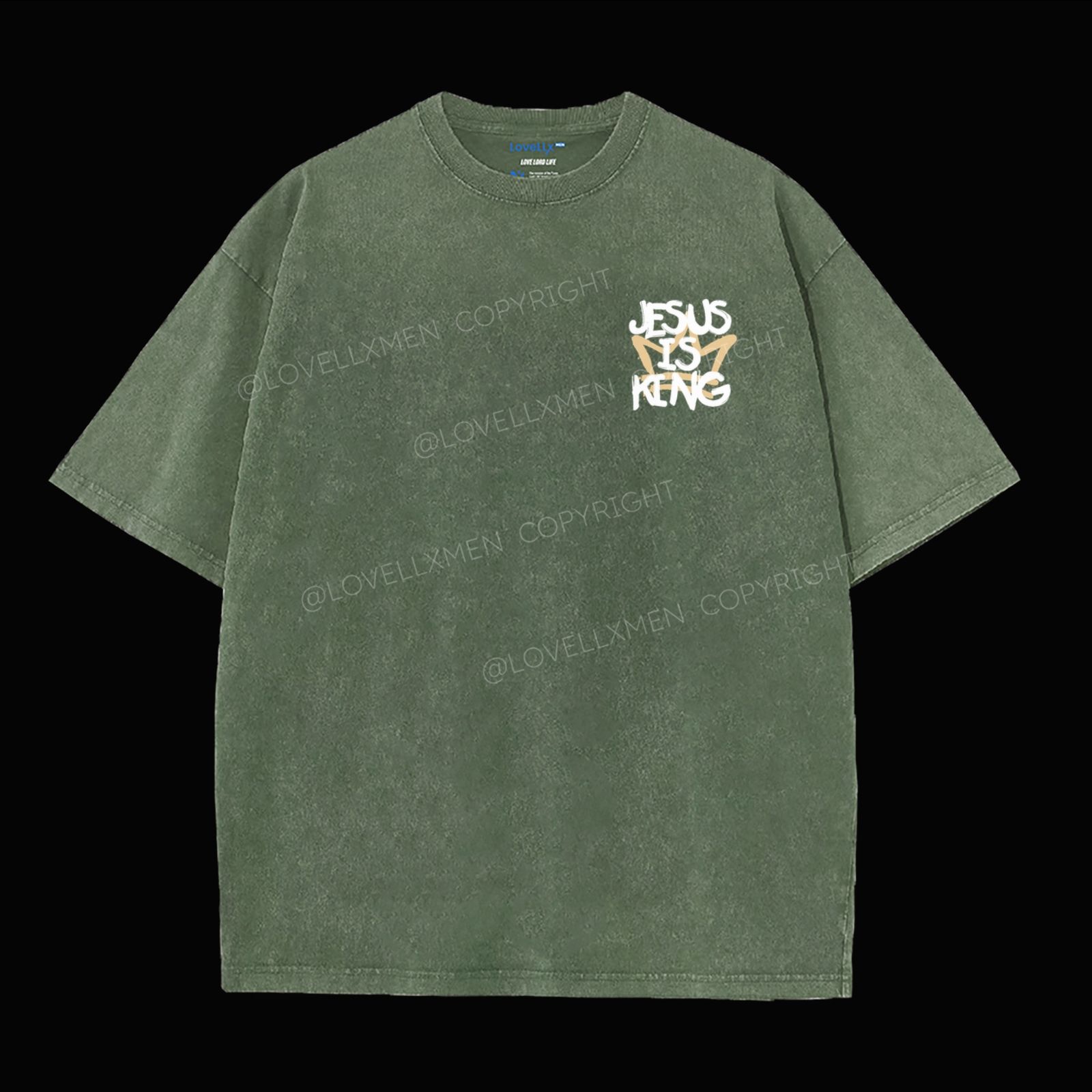 Jesus Is King Washed T-Shirt