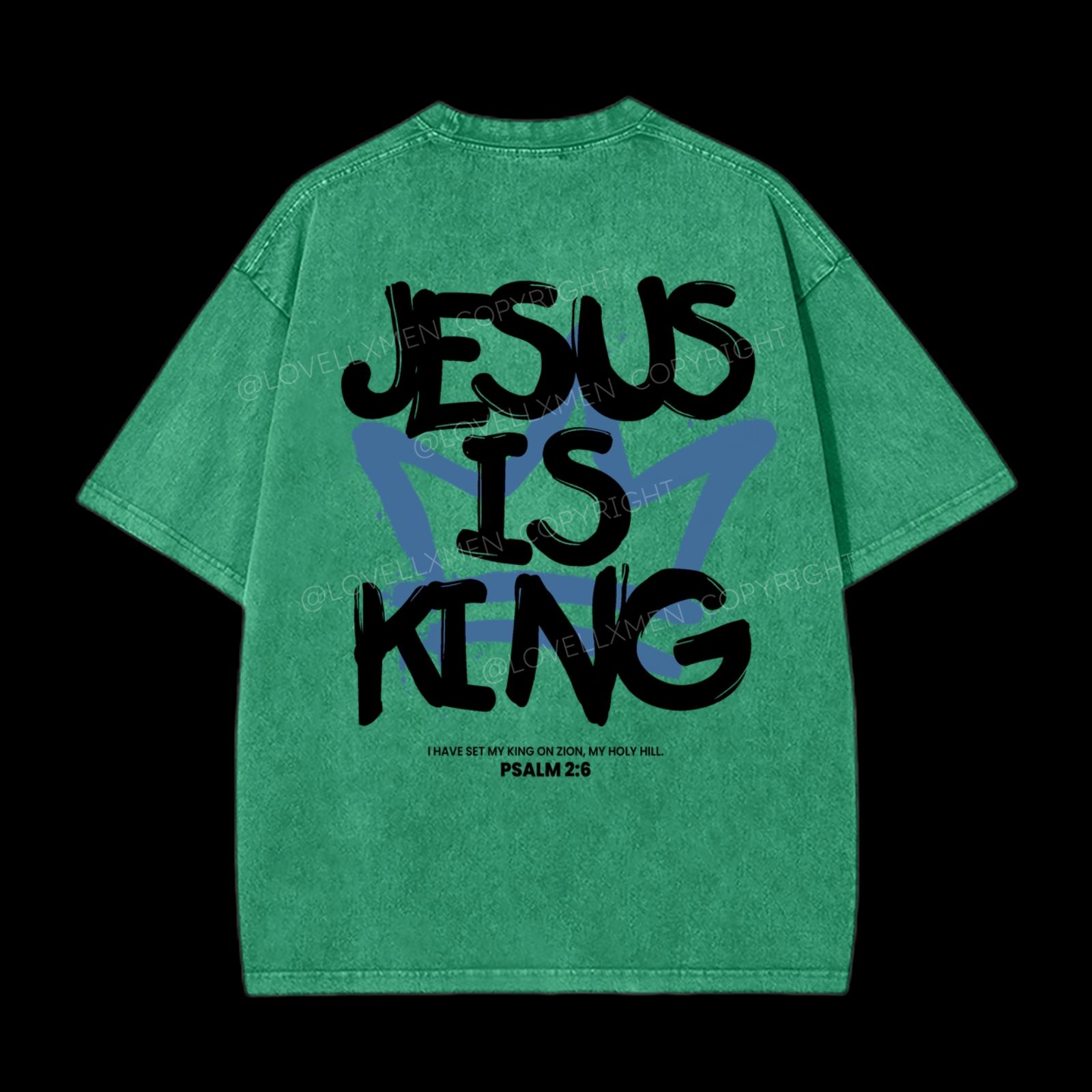Jesus Is King Washed T-Shirt