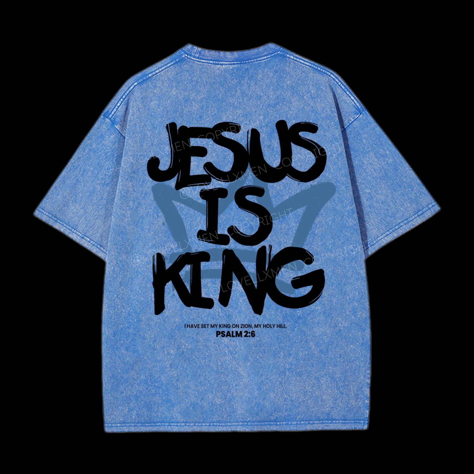 Jesus Is King Washed T-Shirt