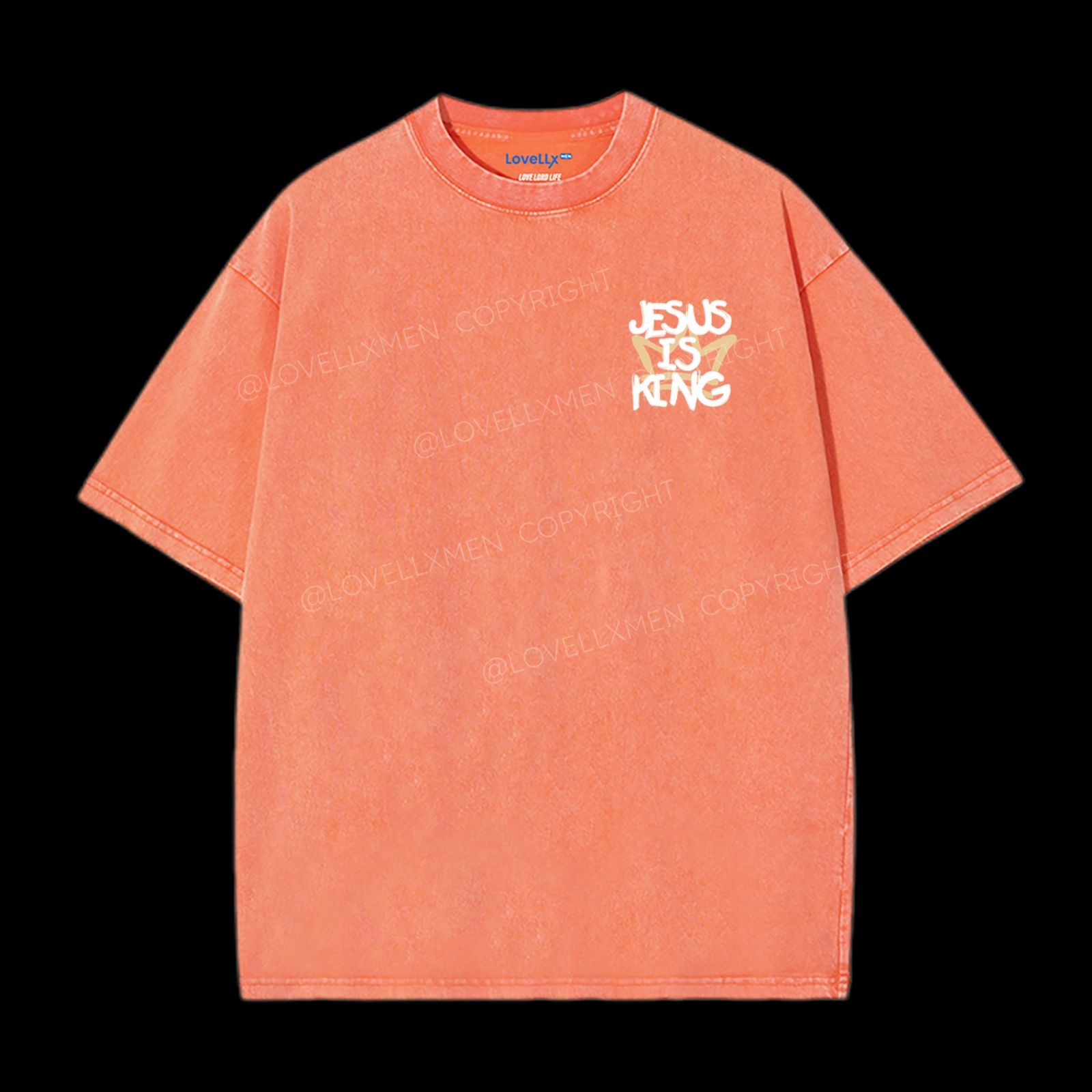 Jesus Is King Washed T-Shirt