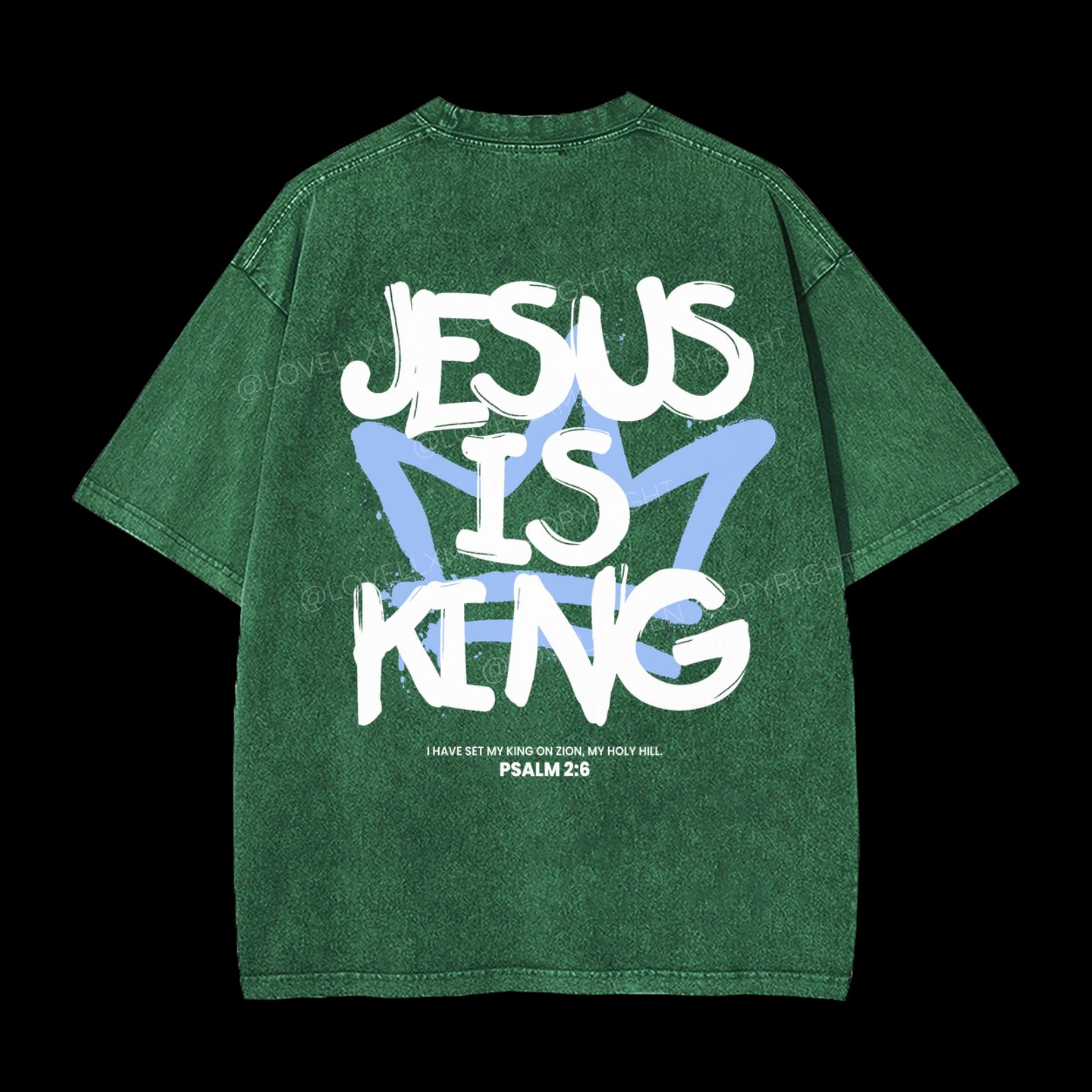 Jesus Is King Washed T-Shirt
