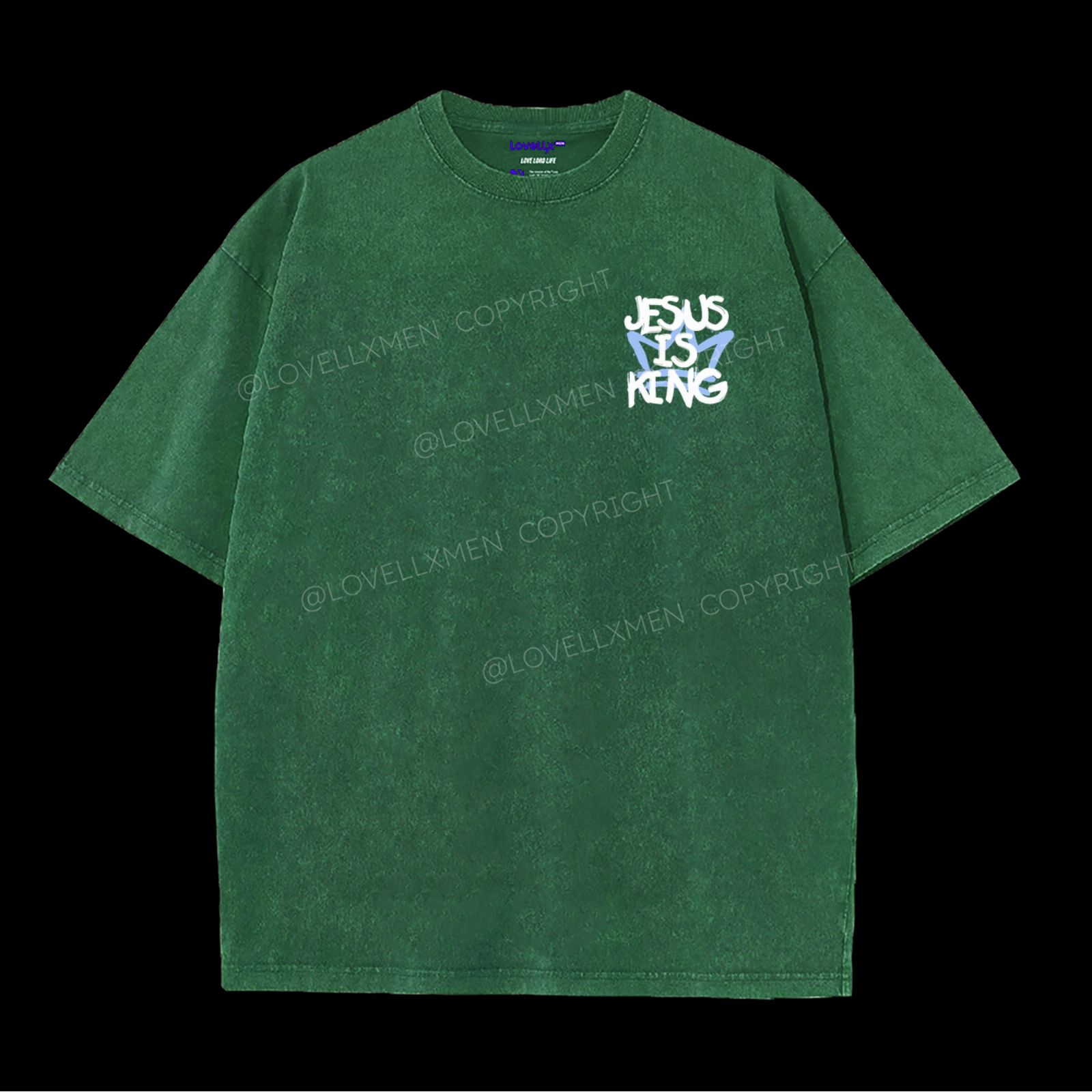 Jesus Is King Washed T-Shirt