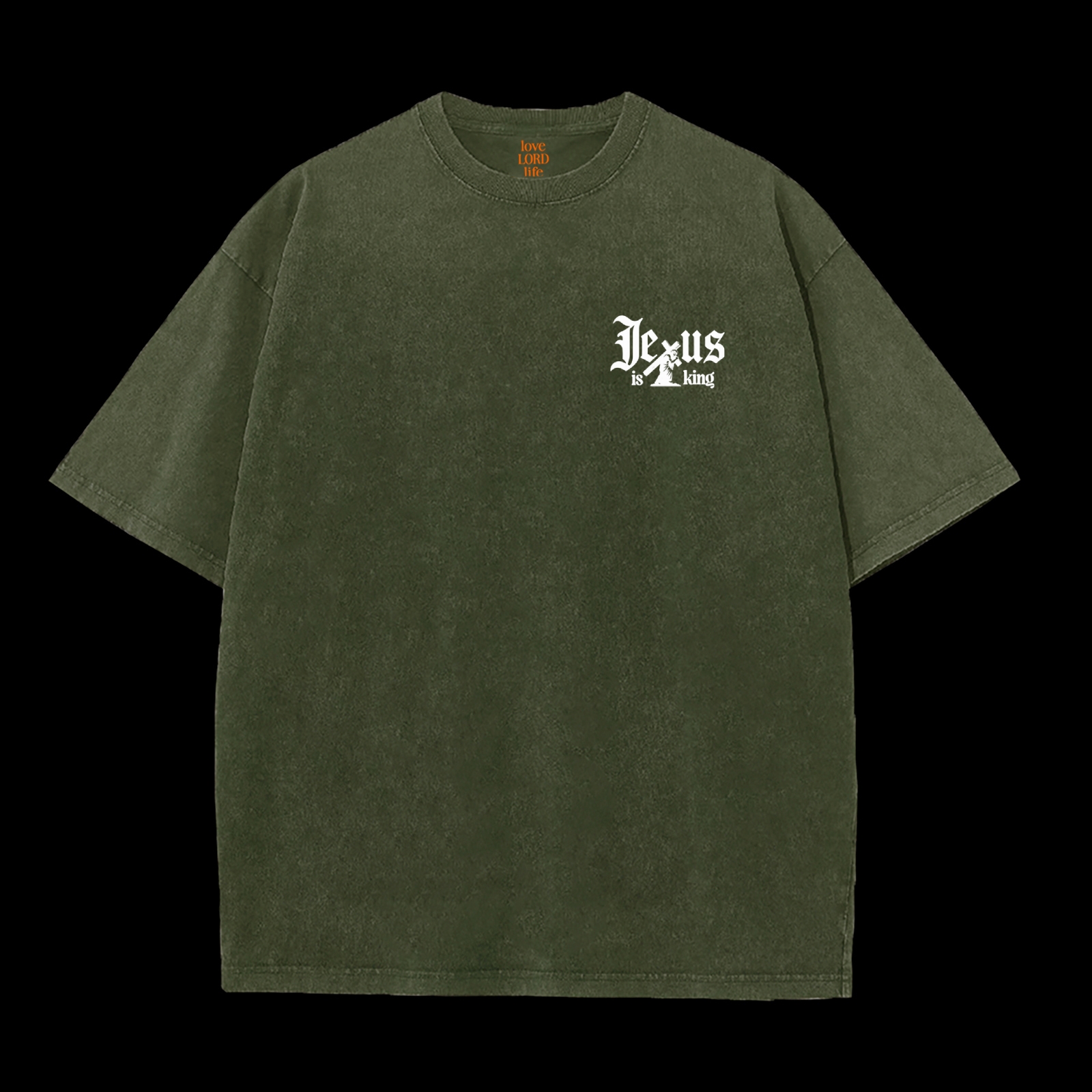 Jesus Is King Washed T-Shirt