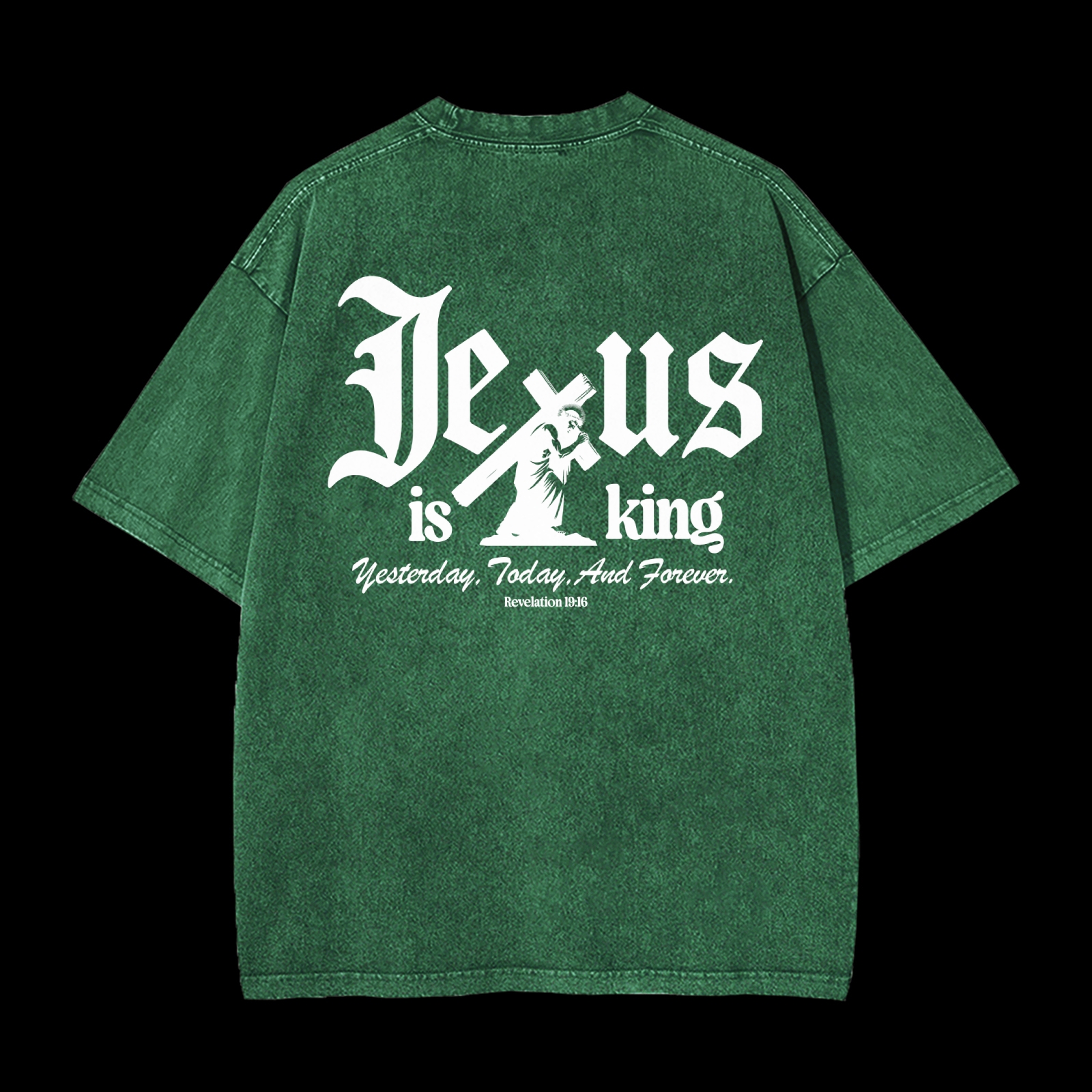 Jesus Is King Washed T-Shirt