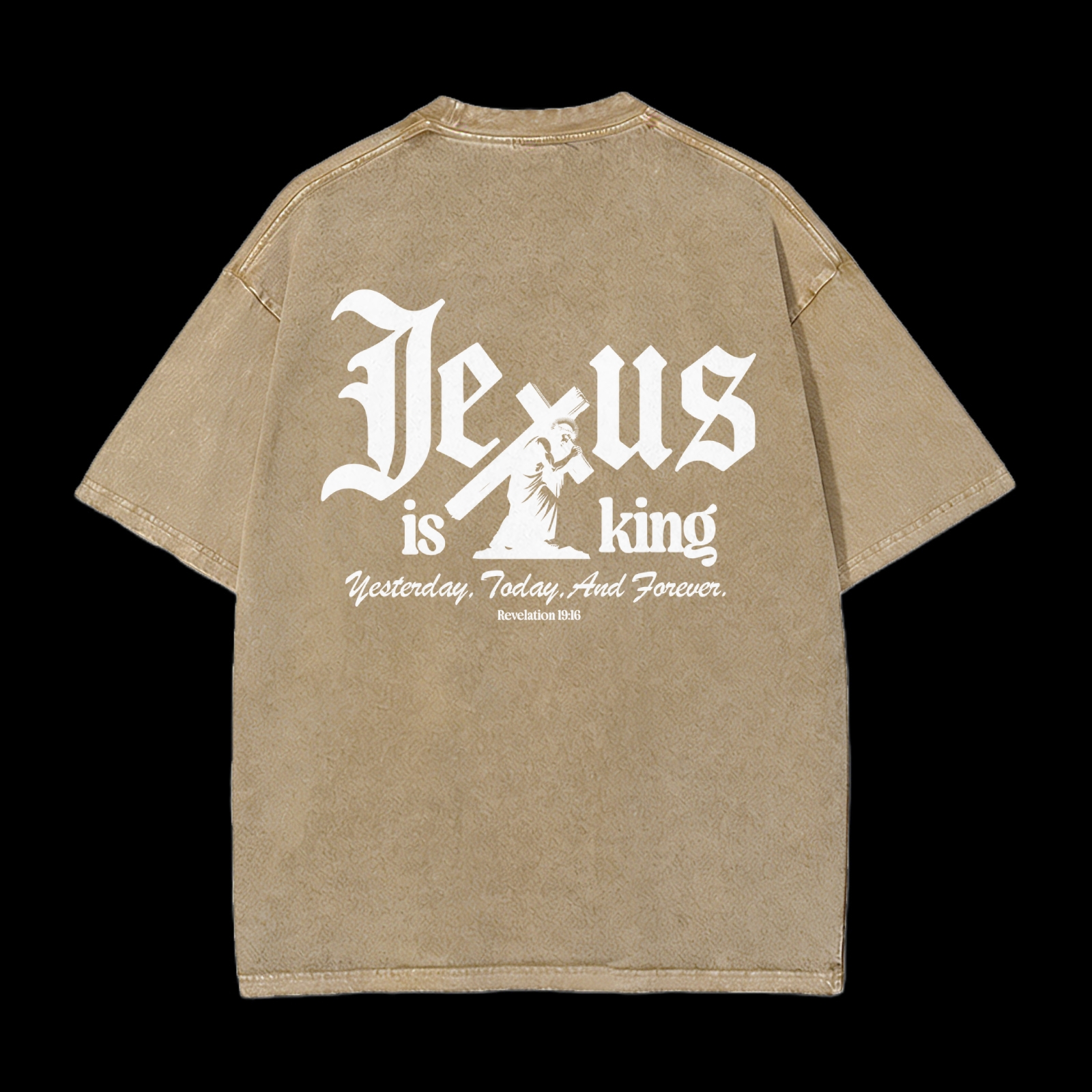 Jesus Is King Washed T-Shirt