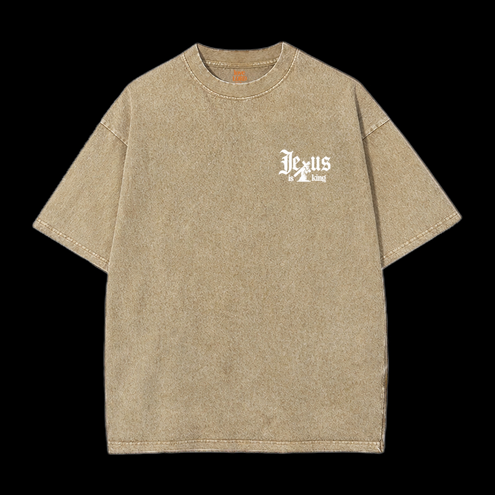 Jesus Is King Washed T-Shirt