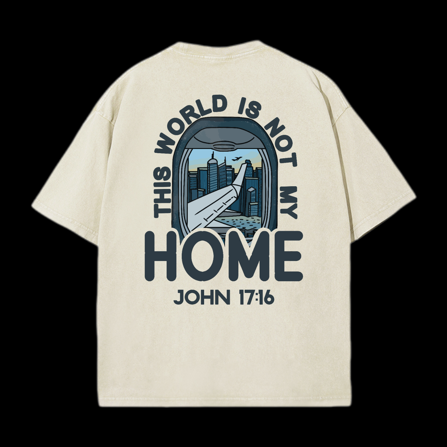 This world is not my home washed t shirt