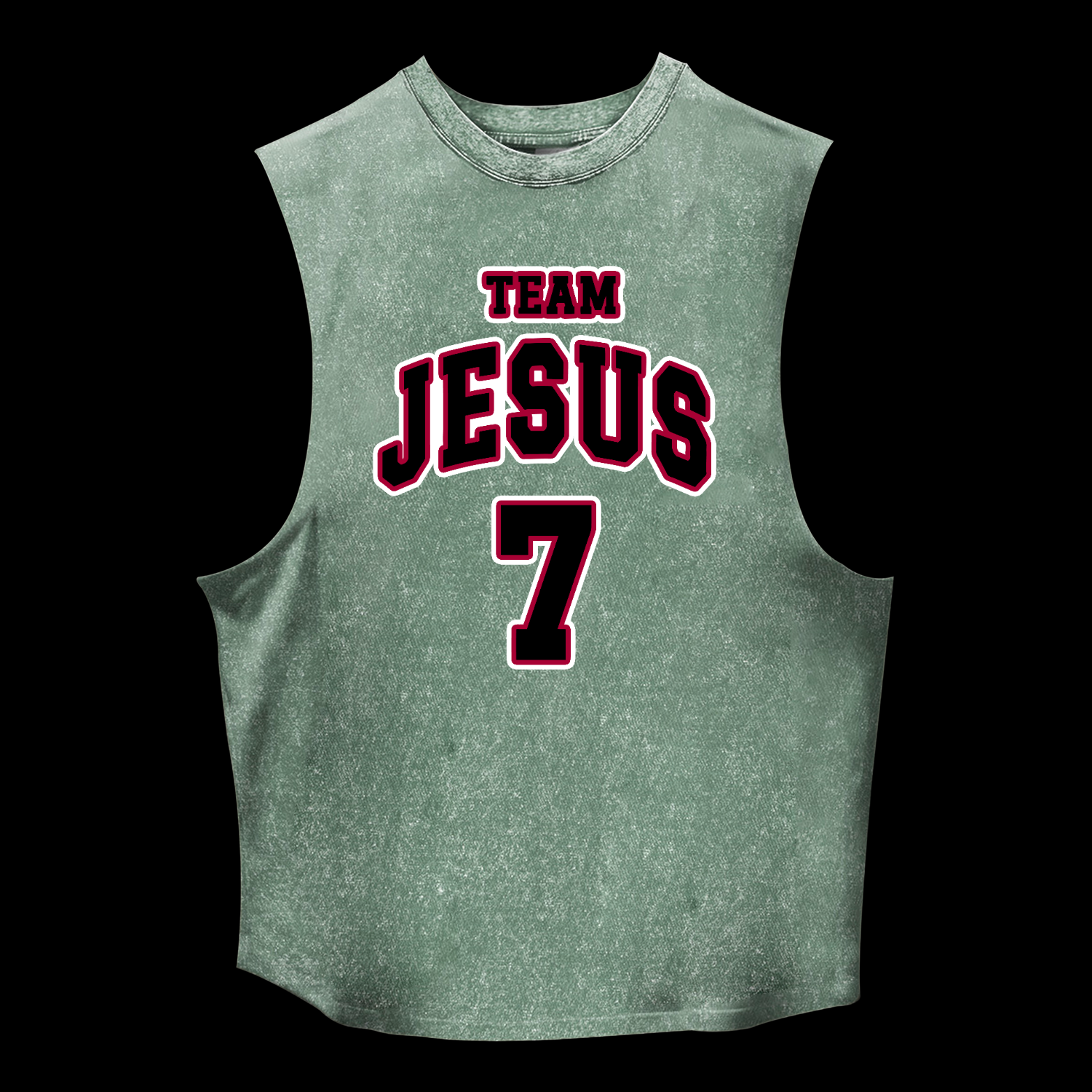 Team Jesus 7 Washed Tank