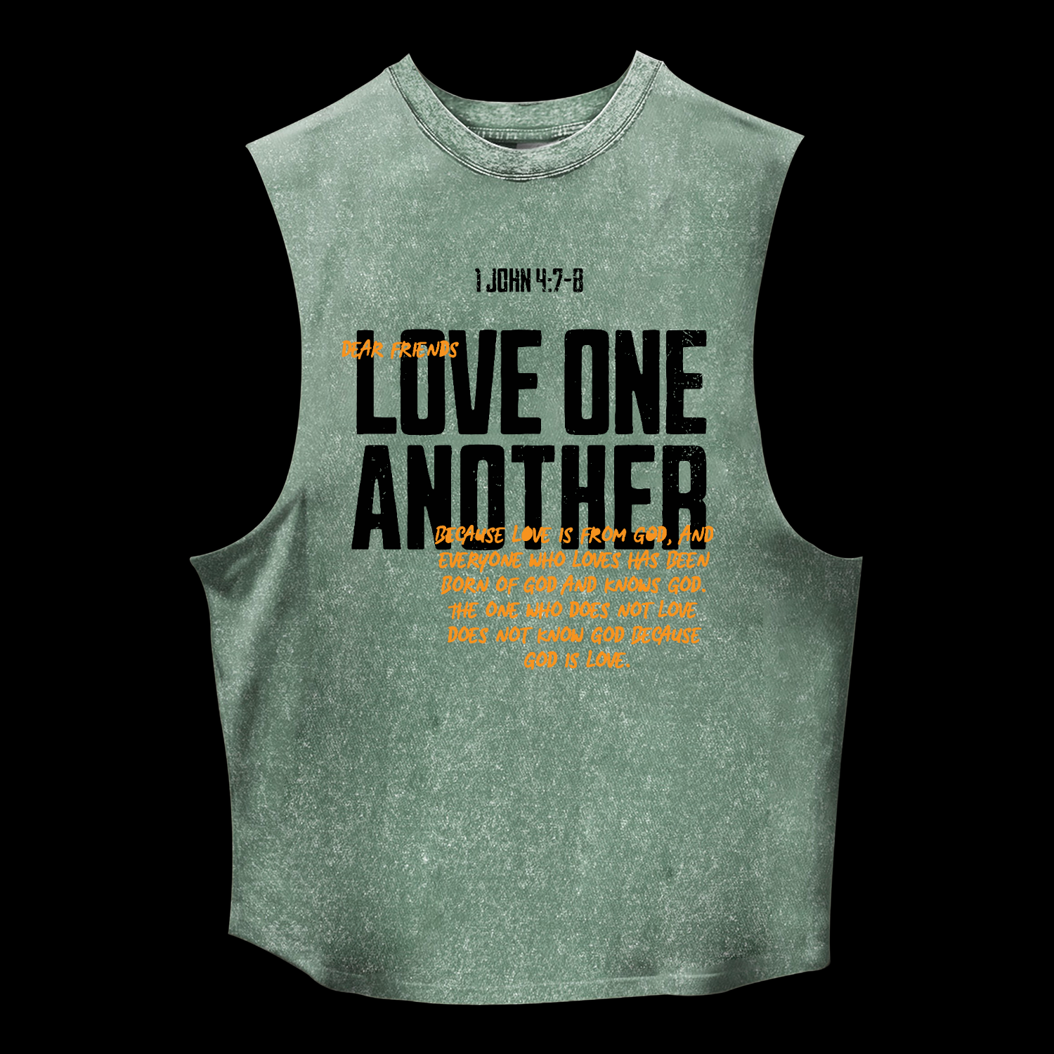 Love One Another Washed Tank