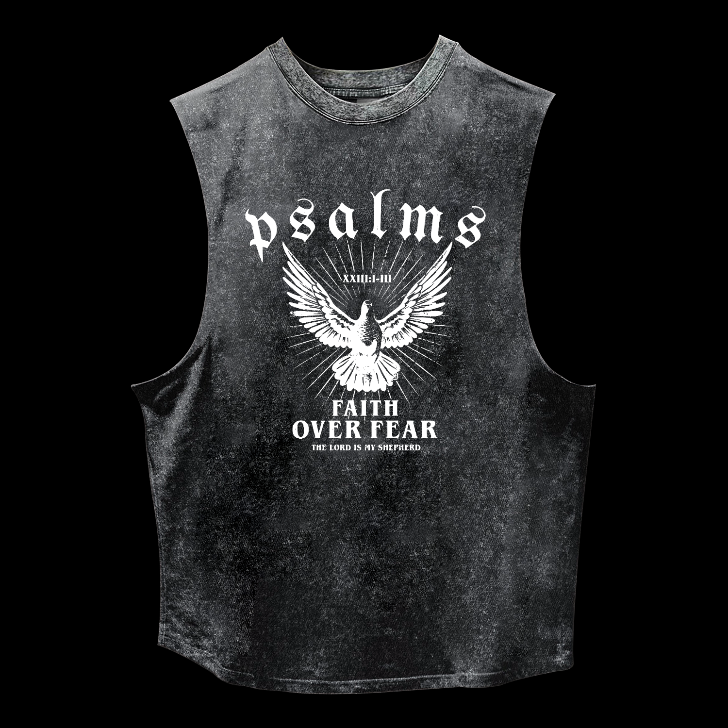 Faith Over Fear Washed Tank