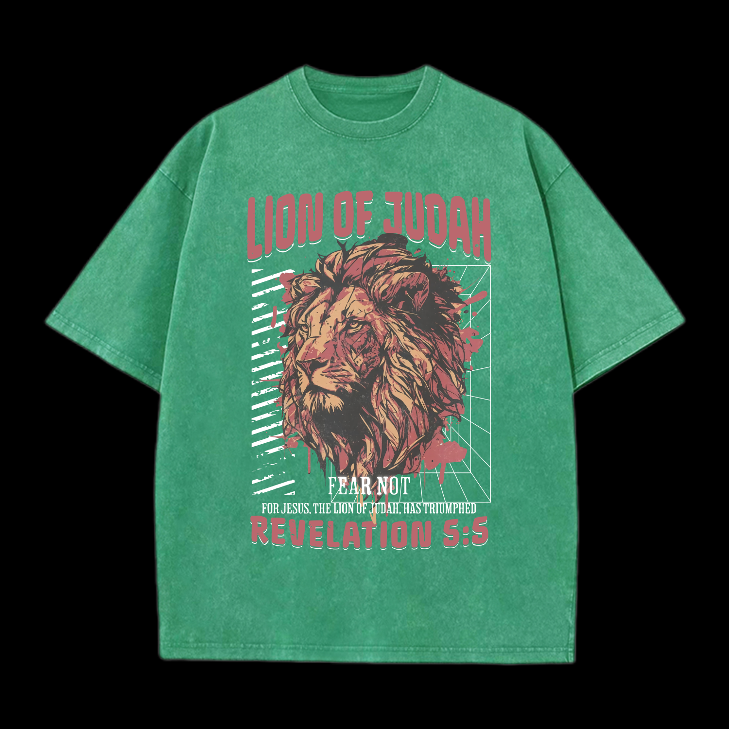 Lion Of Judah Washed T-Shirt