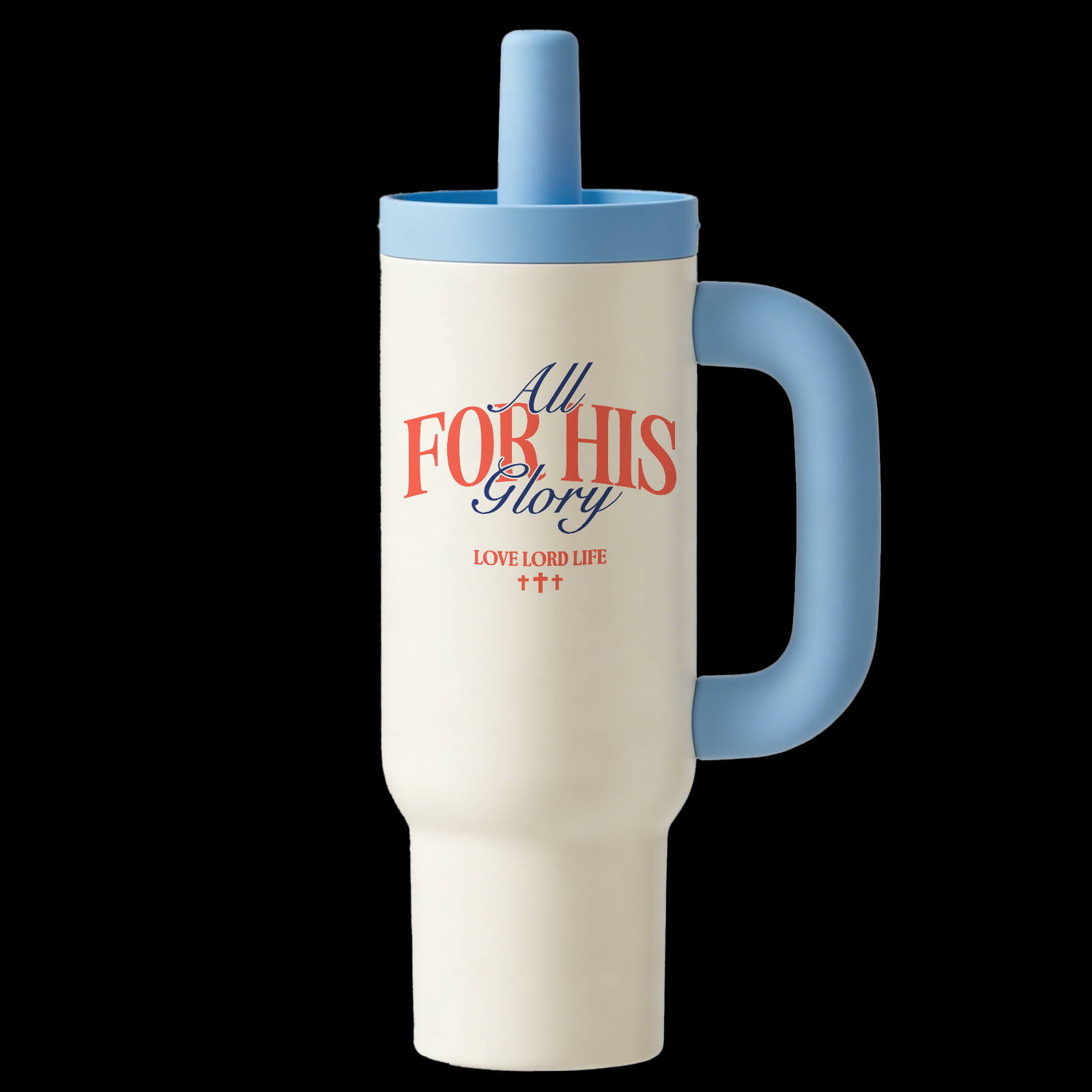 All For His Glory Stainless Steel Tumbler