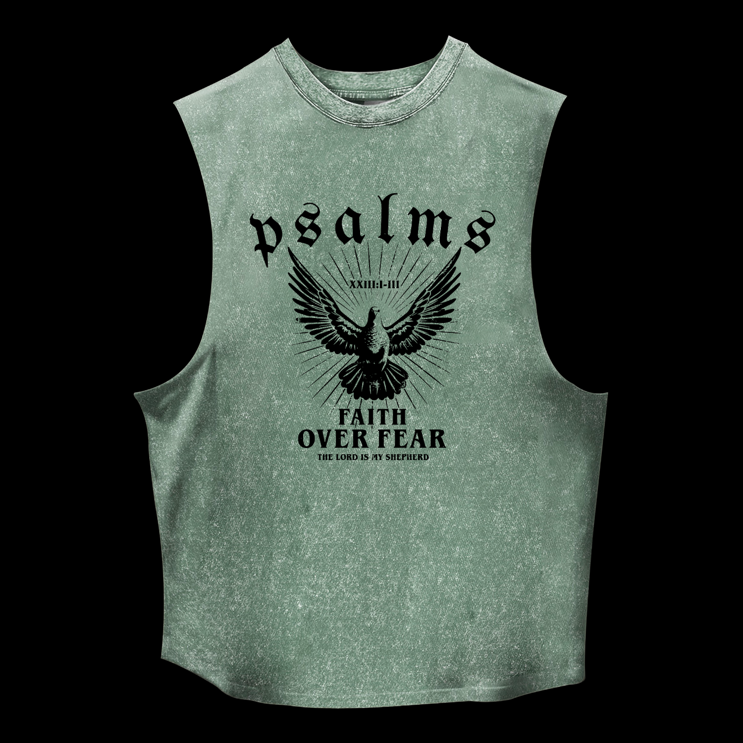 Faith Over Fear Washed Tank