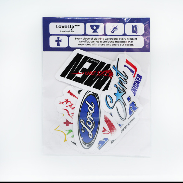 Faith Logo Classics Christian 10 PACK STICKERS