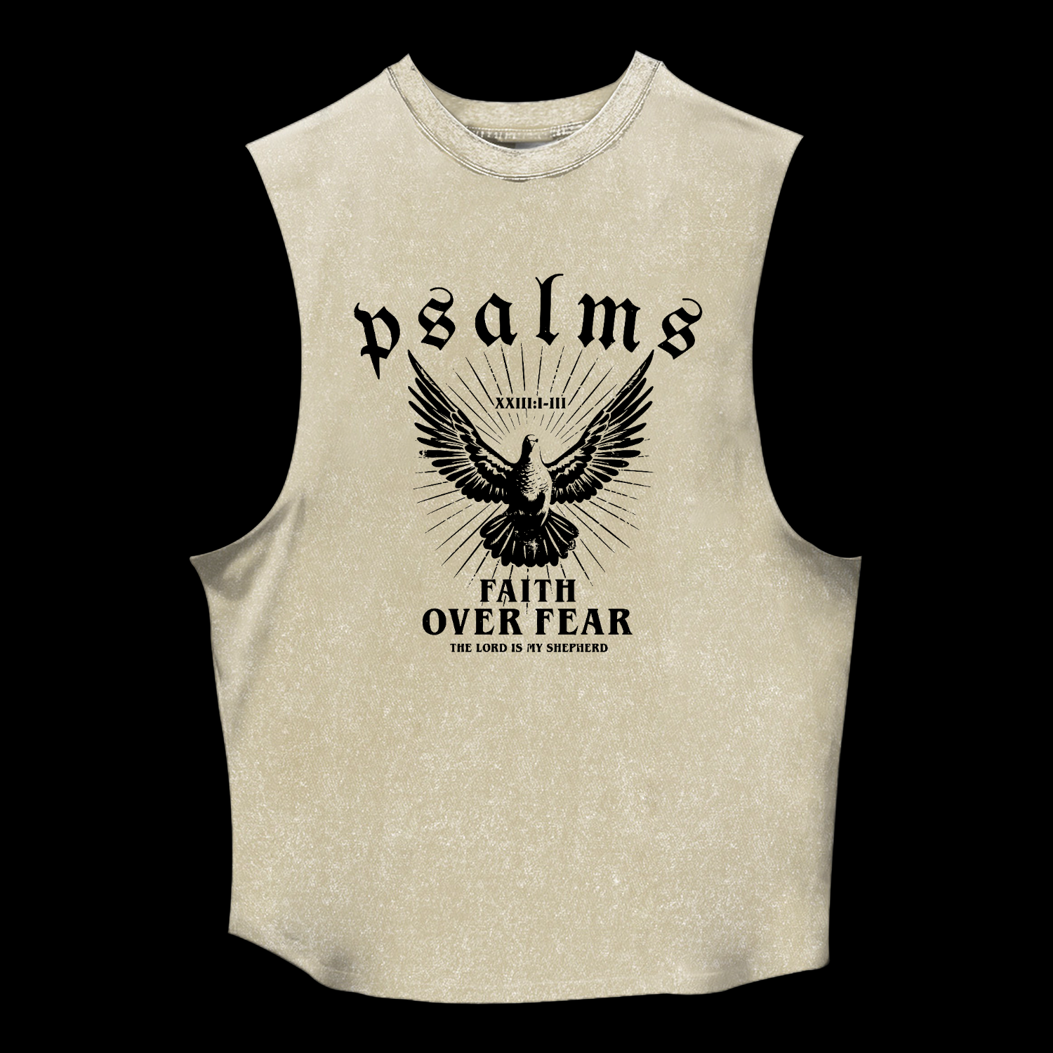 Faith Over Fear Washed Tank