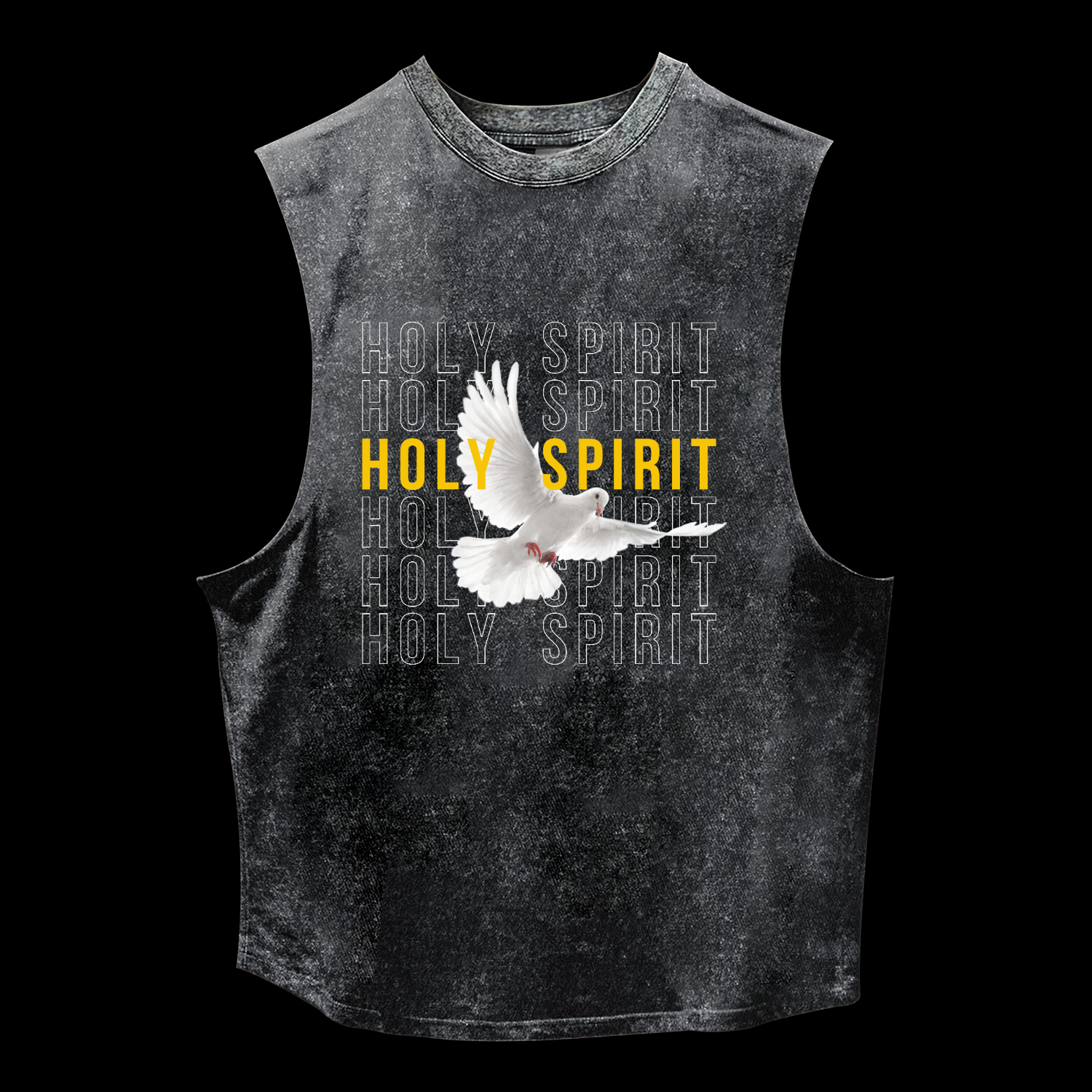 Holy Spirit Dove Washed Tank