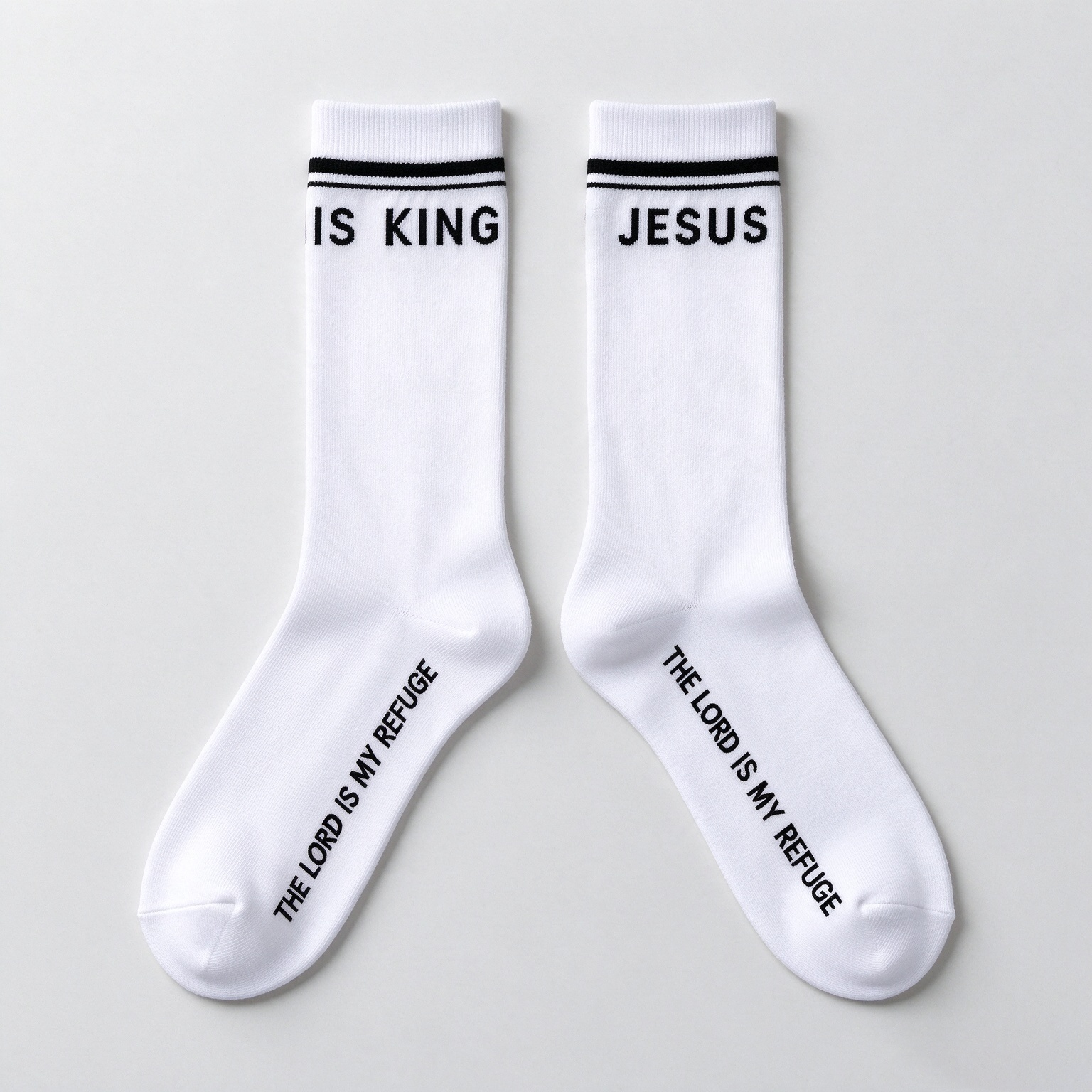 Jesus Is King Unisex Cotton Socks