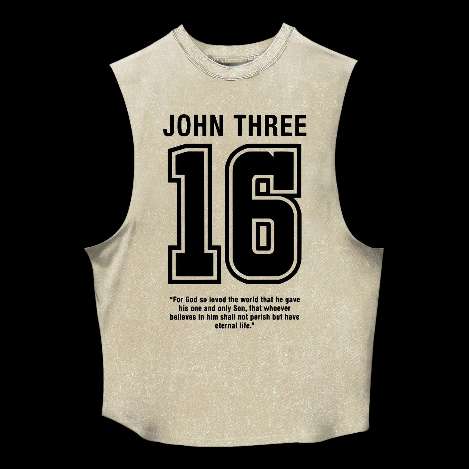 John 3:16 Washed Tank