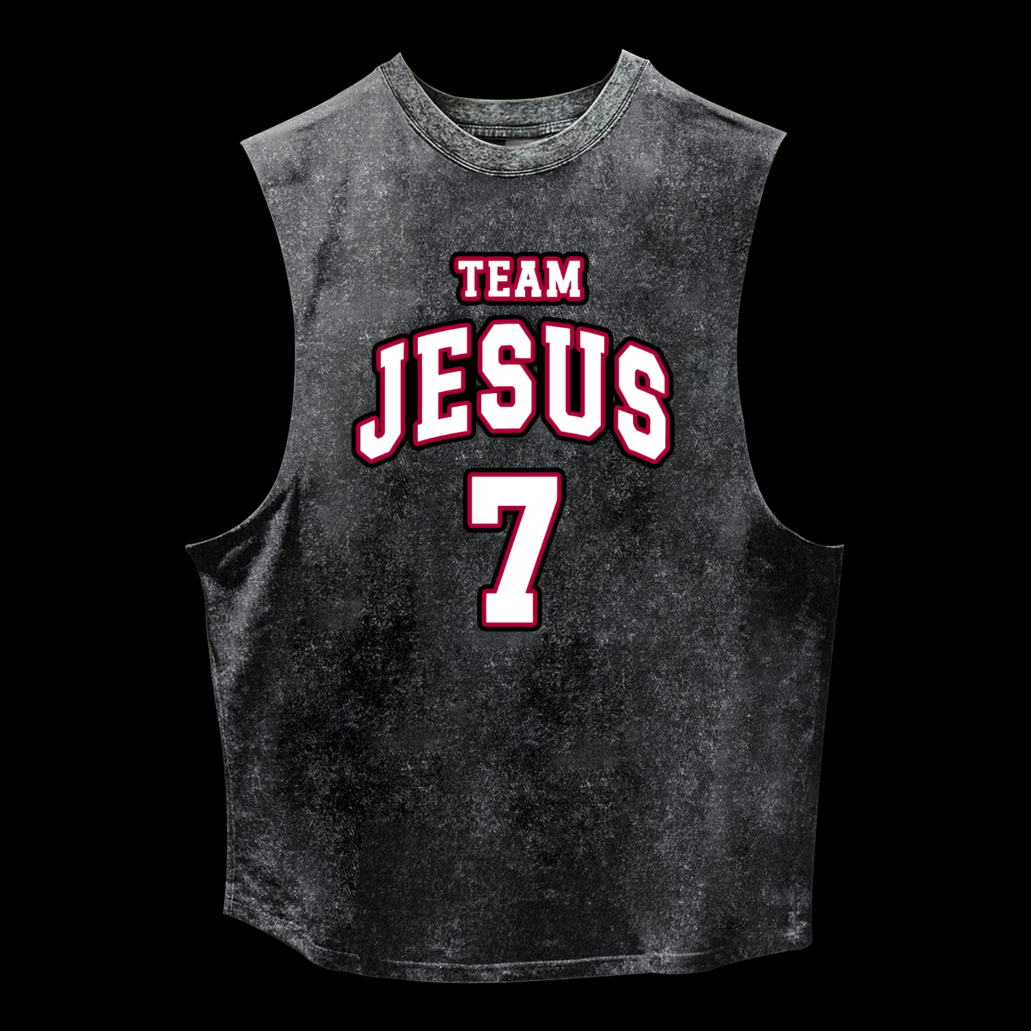 Team Jesus 7 Washed Tank