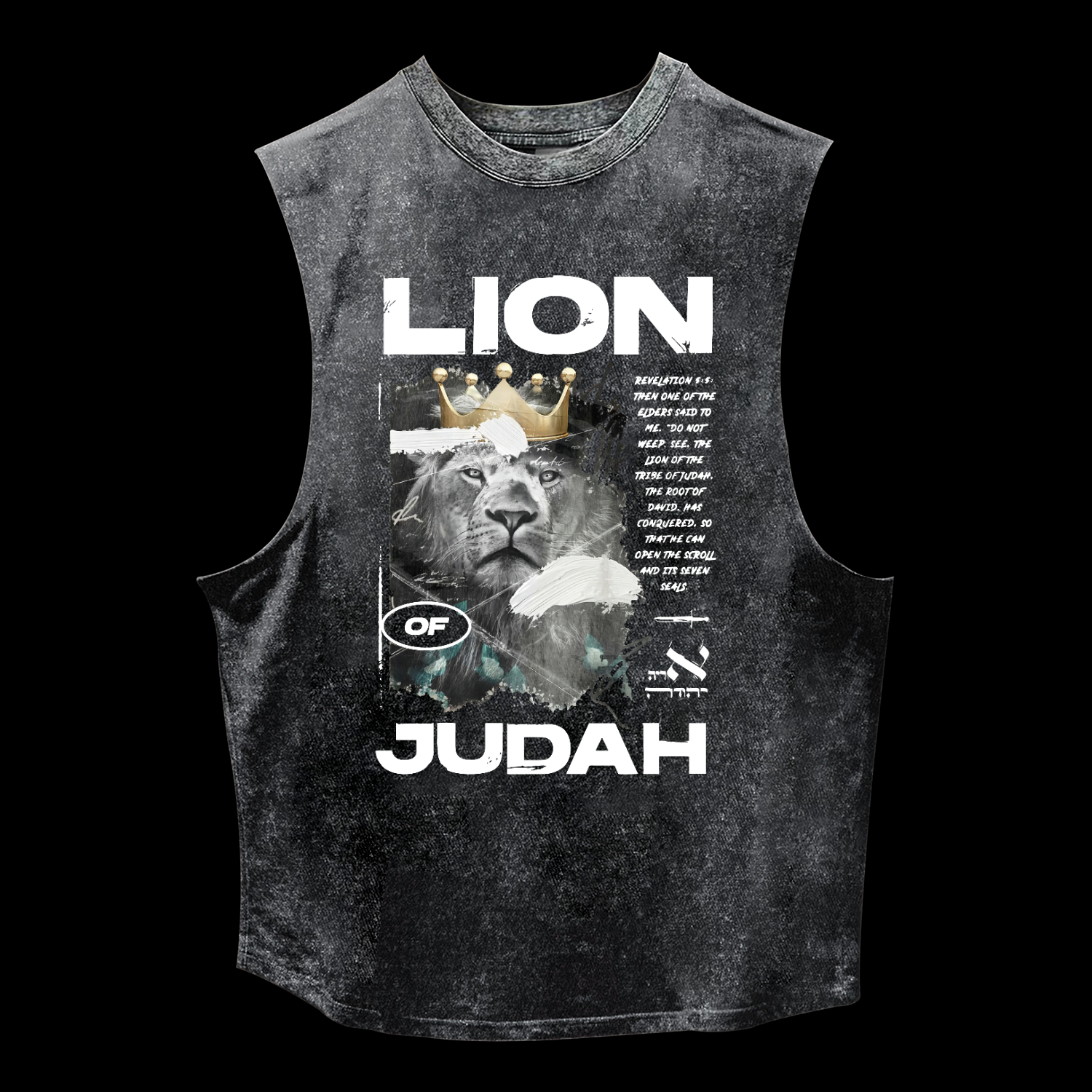 Lion Of Judah Washed Tank