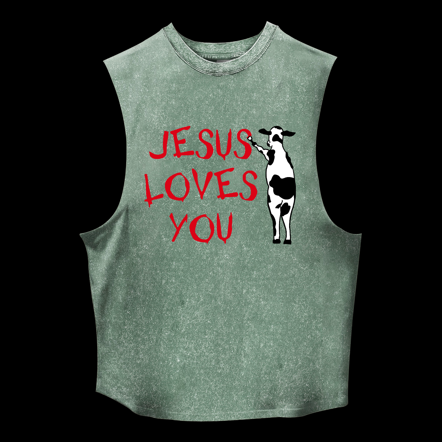 Jesus Loves You Washed Tank