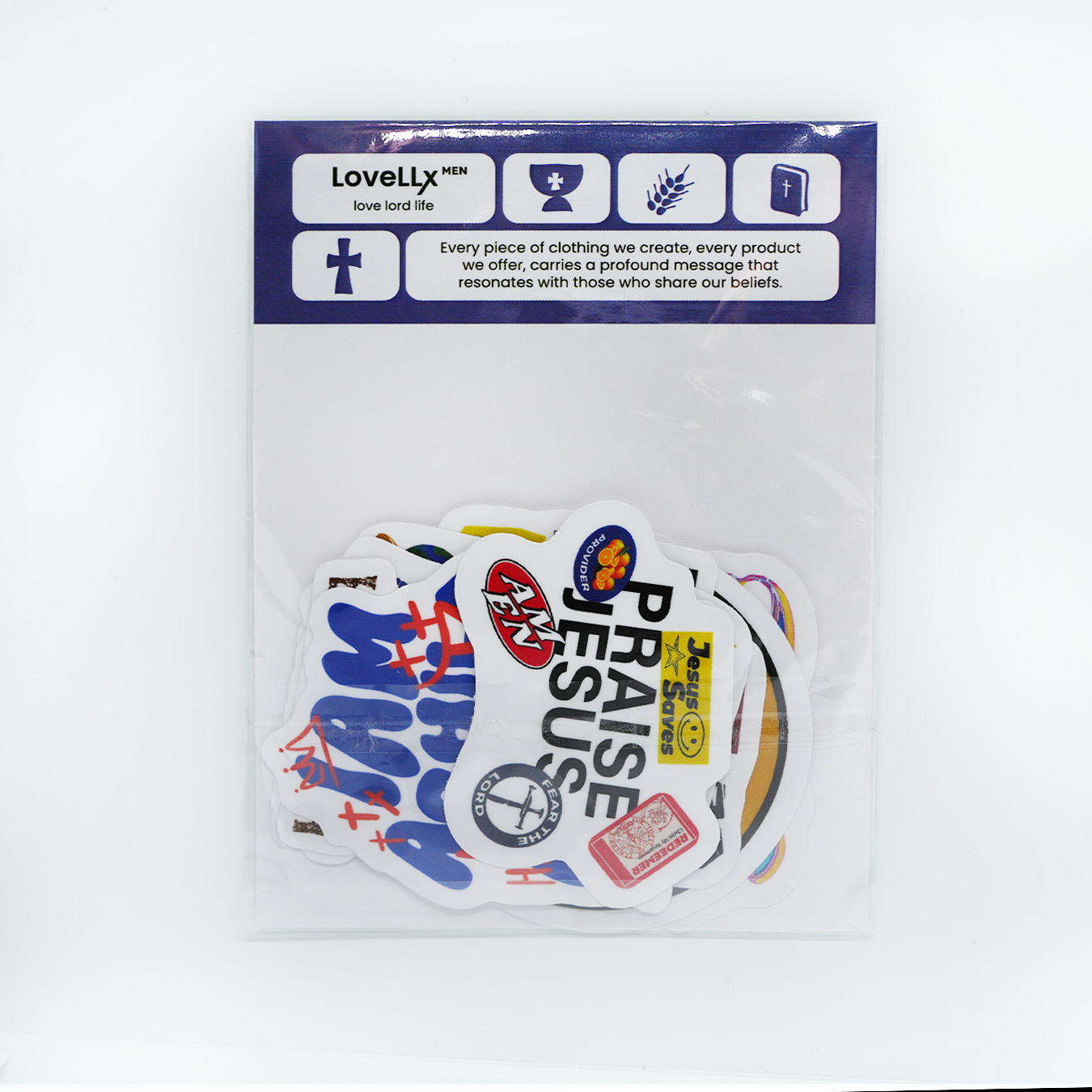 Bold Faith Street Style Christian 10 PACK STICKERS