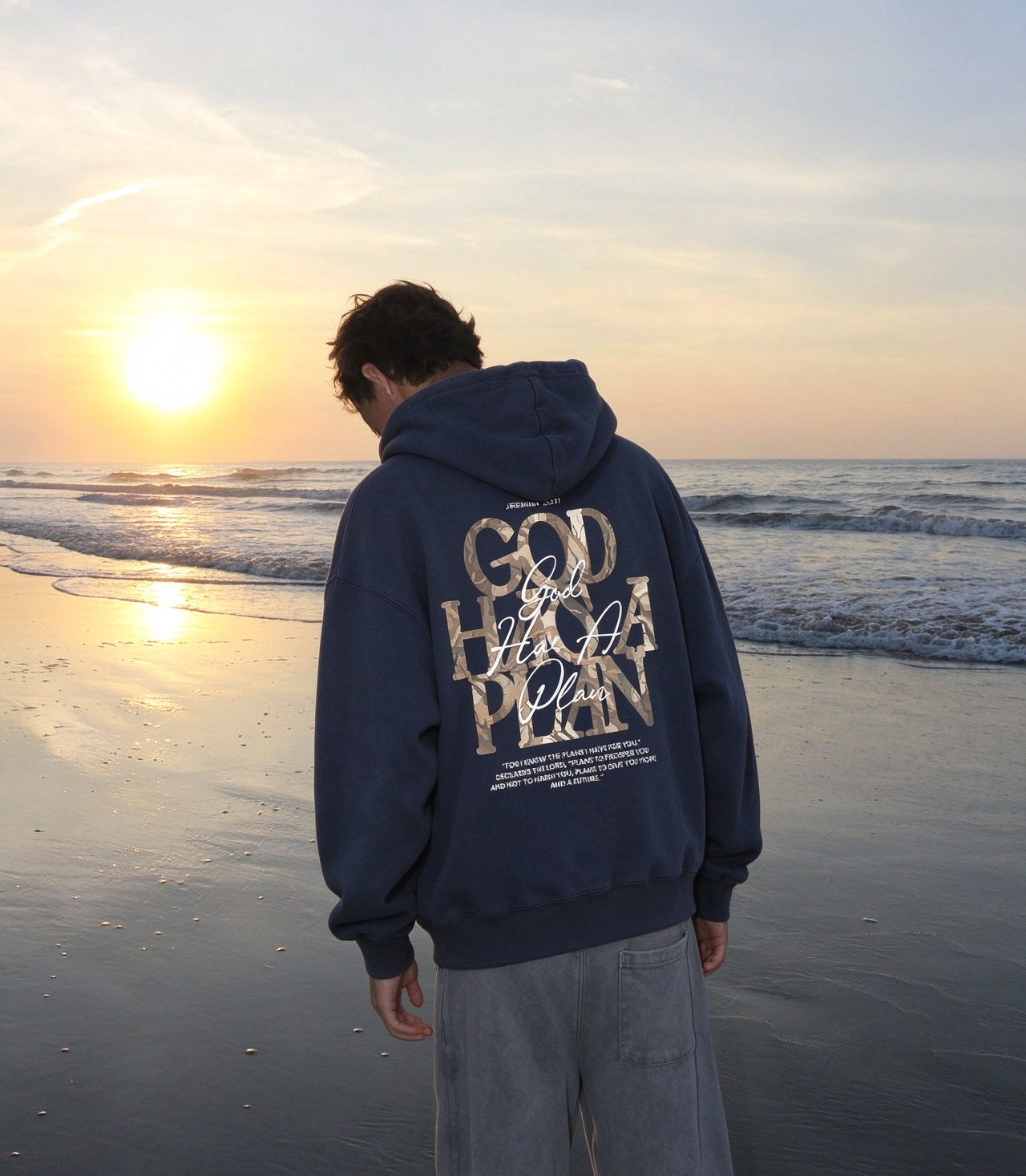 God Has A Plan Drawstring Hoodie