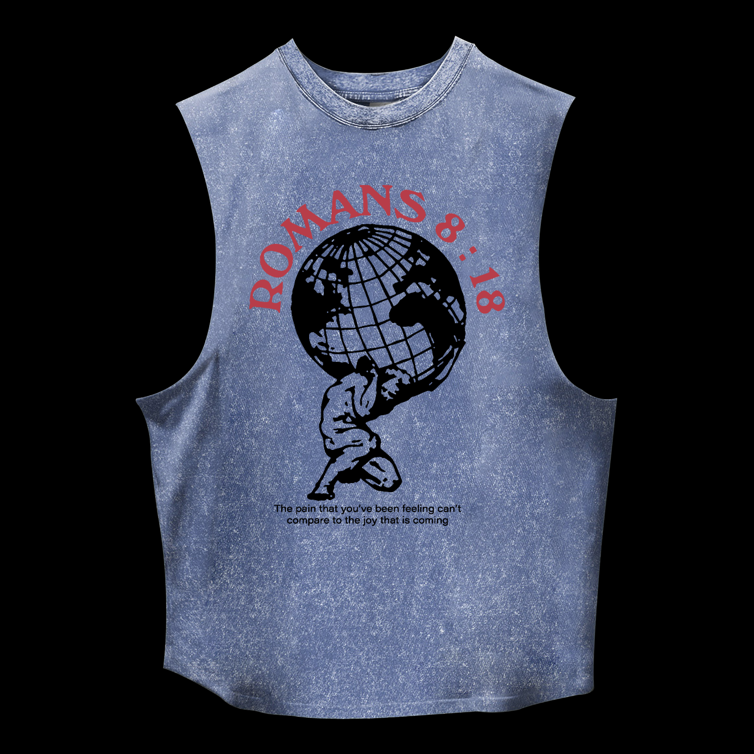 Romans 8:18 Washed Tank