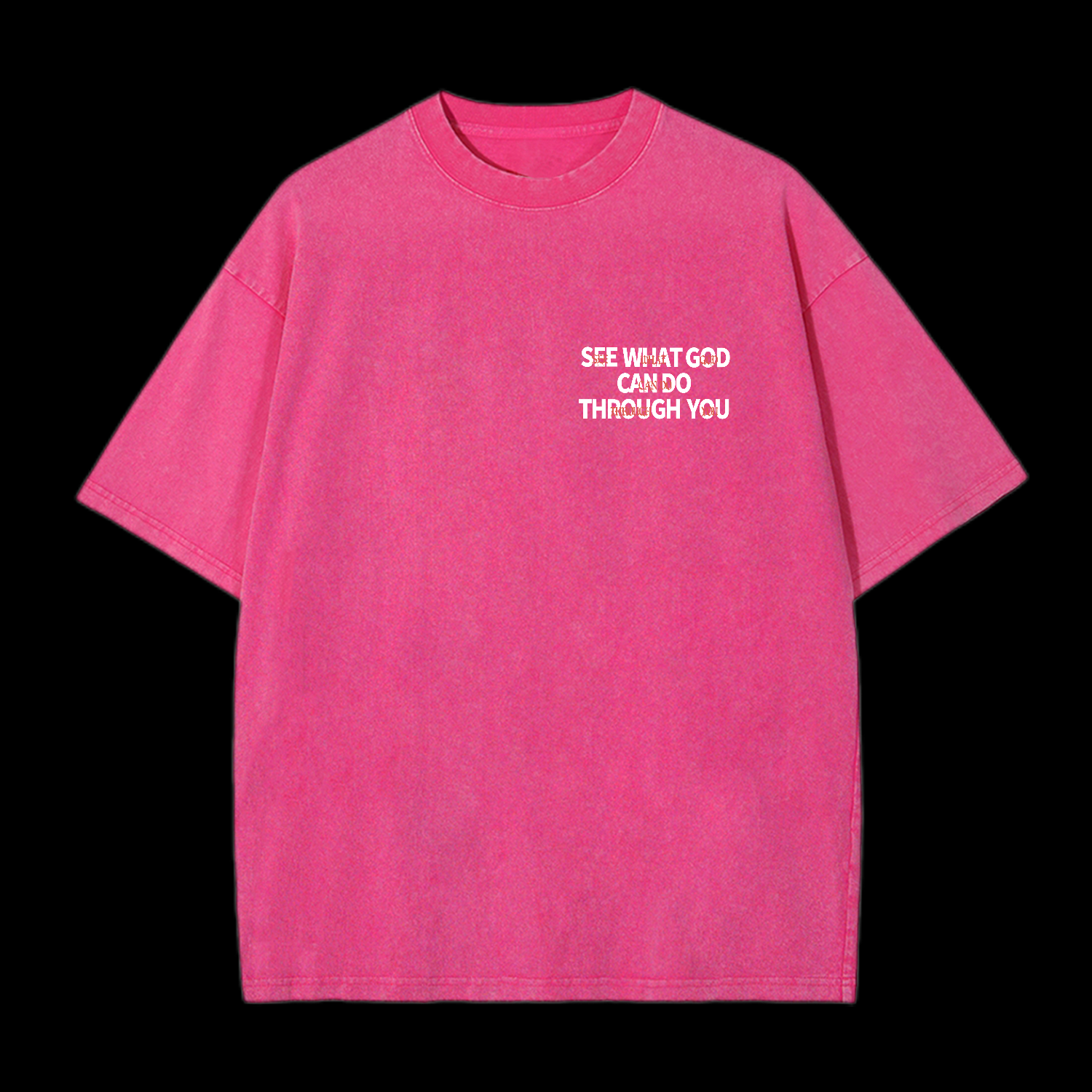 See What God Can Do Through You Washed T-Shirt