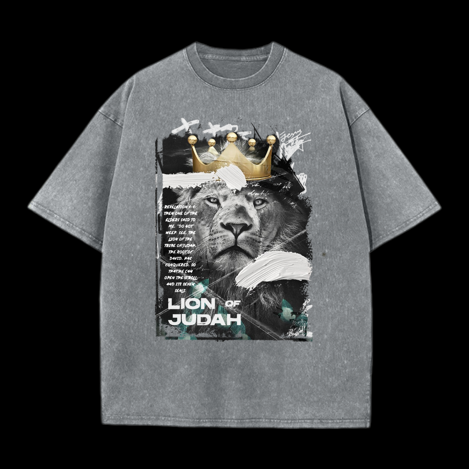 Lion Of Judah Washed T-Shirt