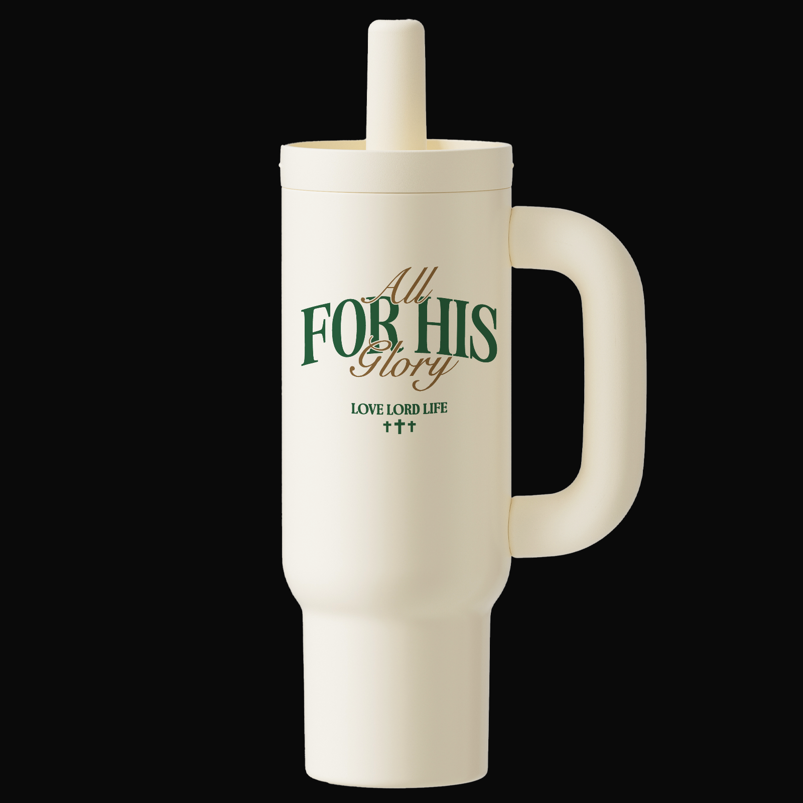 All For His Glory Stainless Steel Tumbler
