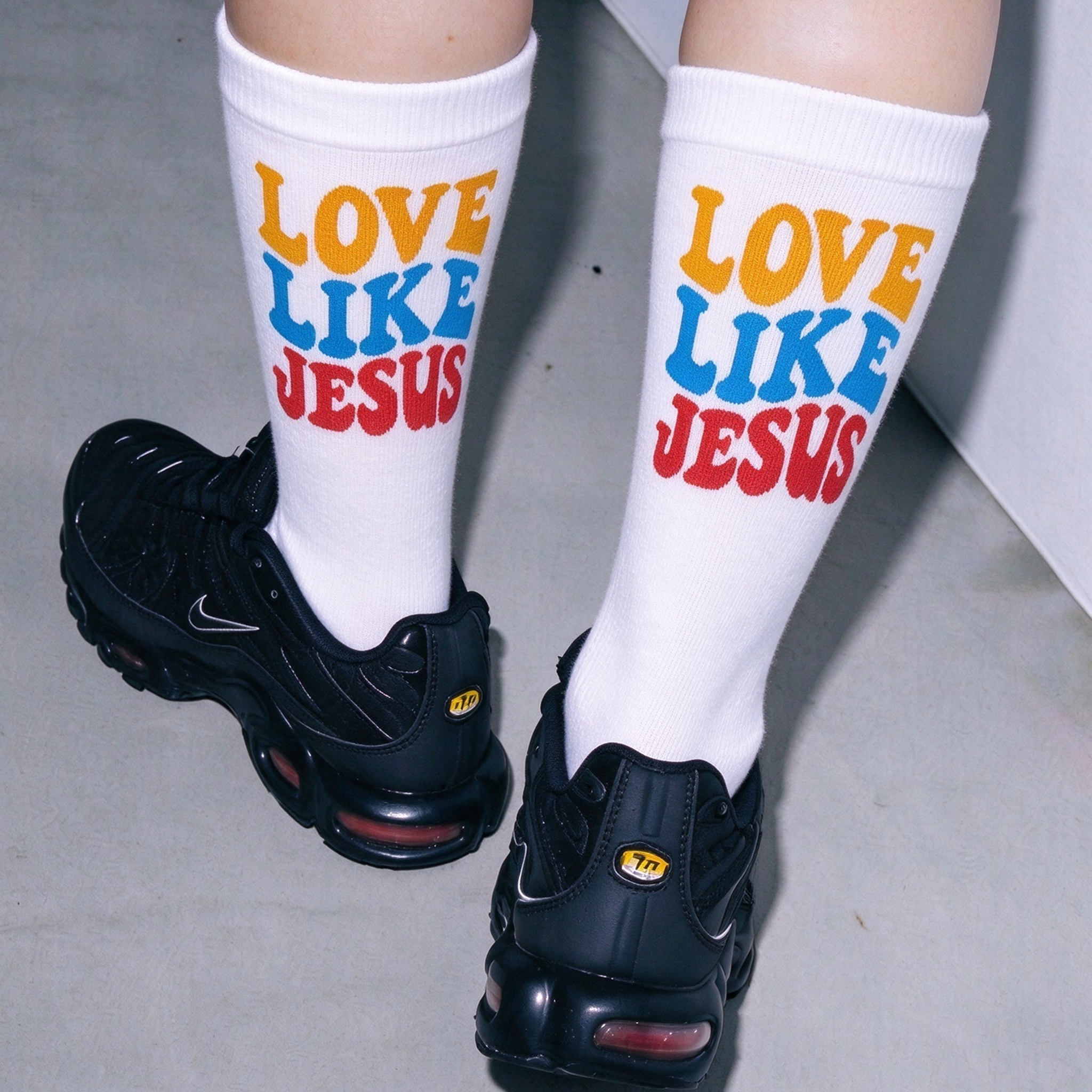 Love Like Jesus Unisex Cotton Socks