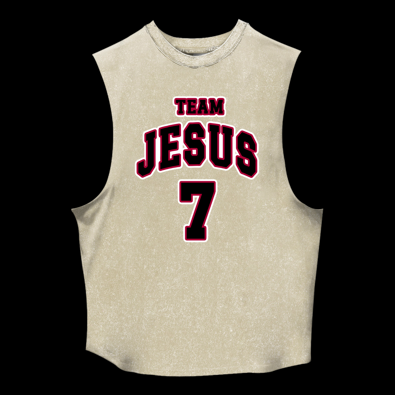Team Jesus 7 Washed Tank