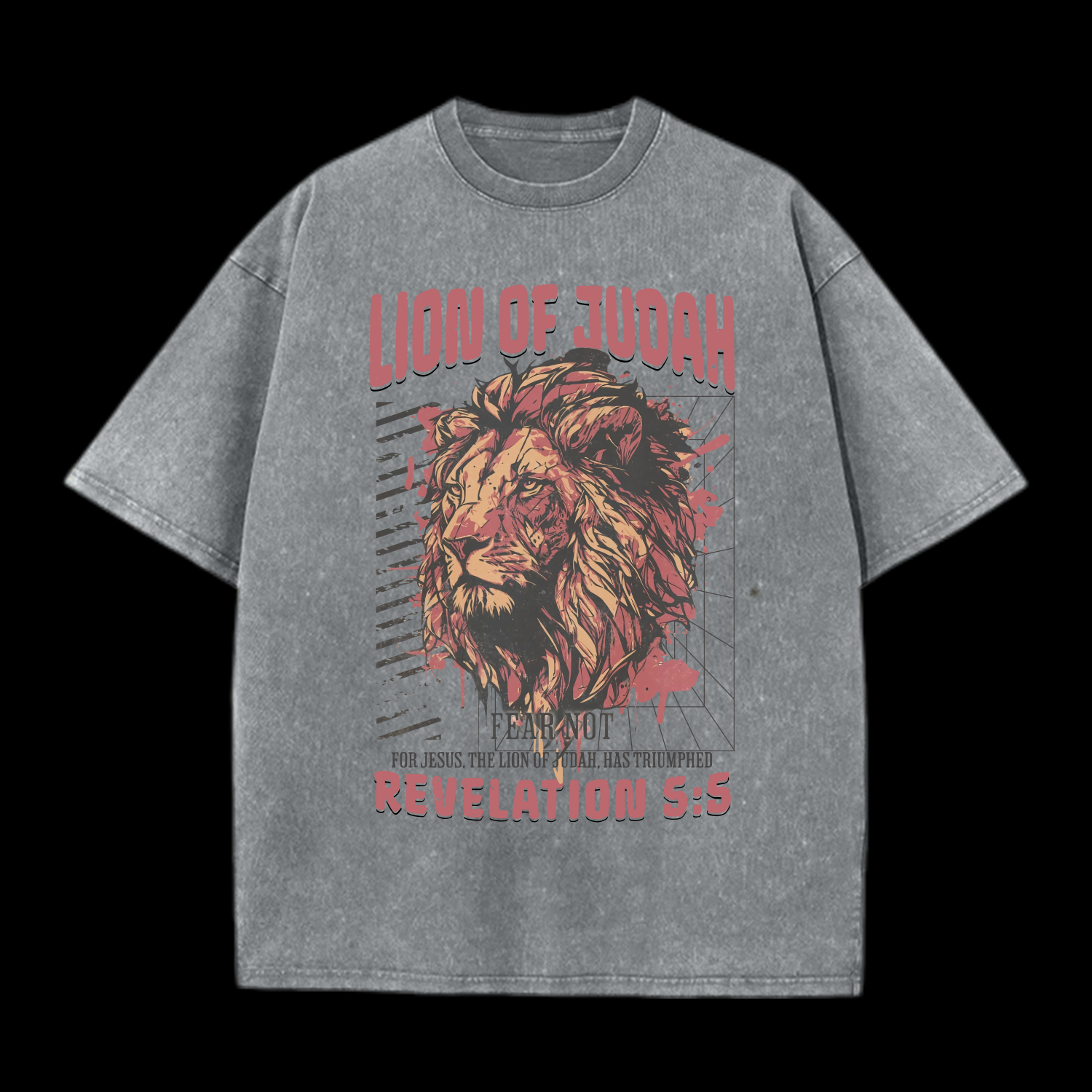 Lion Of Judah Washed T-Shirt