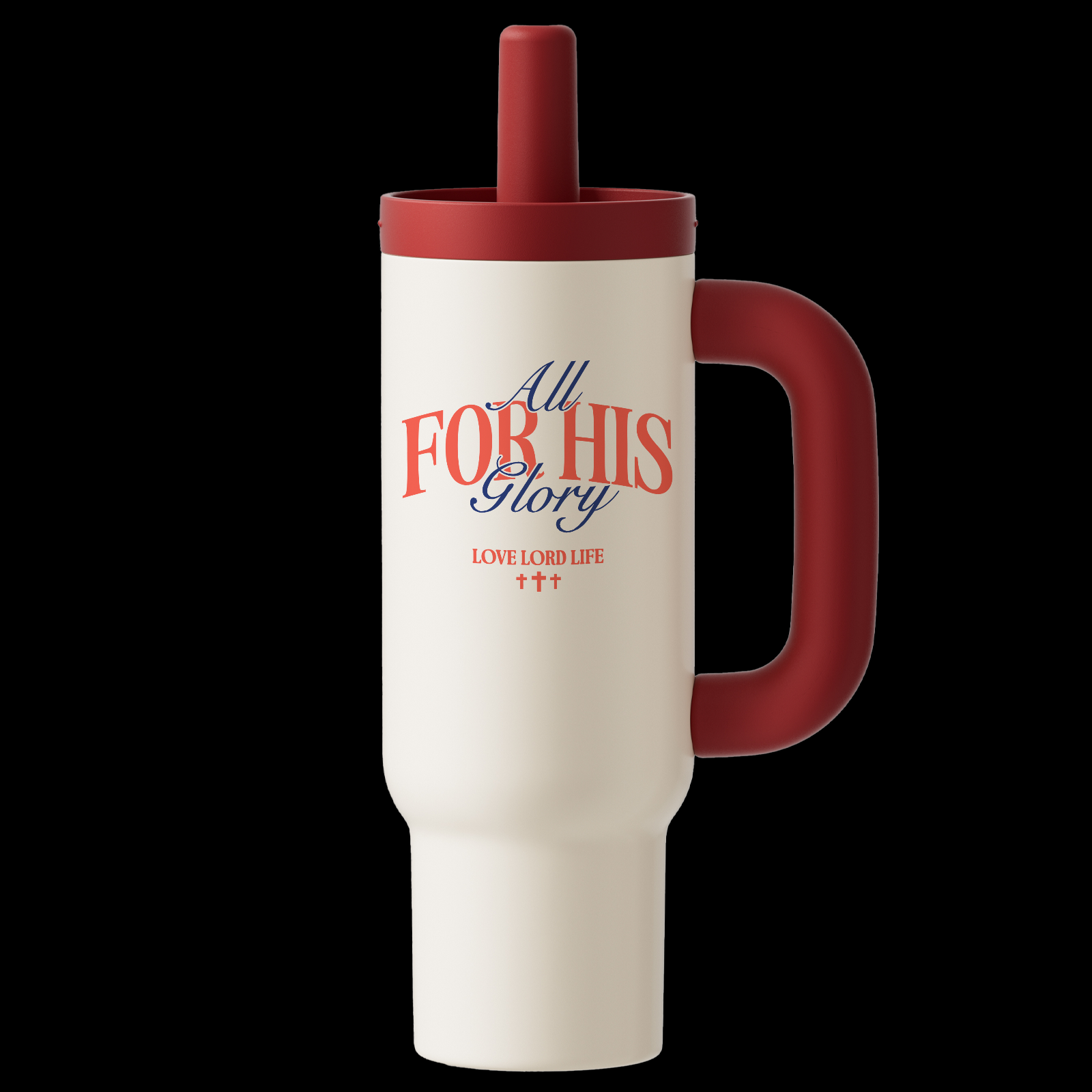 All For His Glory Stainless Steel Tumbler