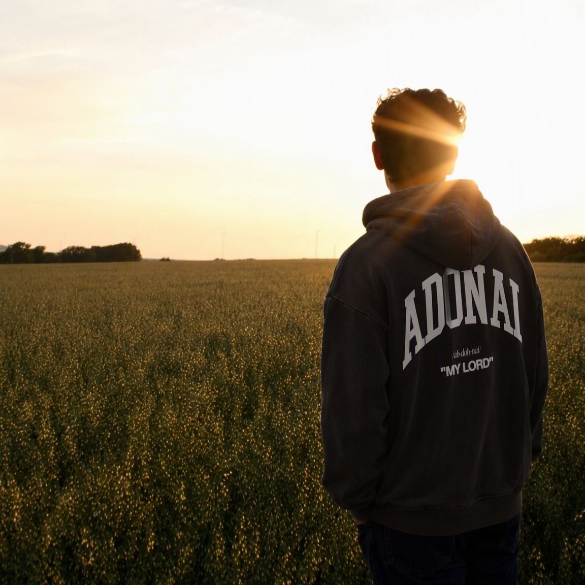 Adonai Unisex Washed Hoodie