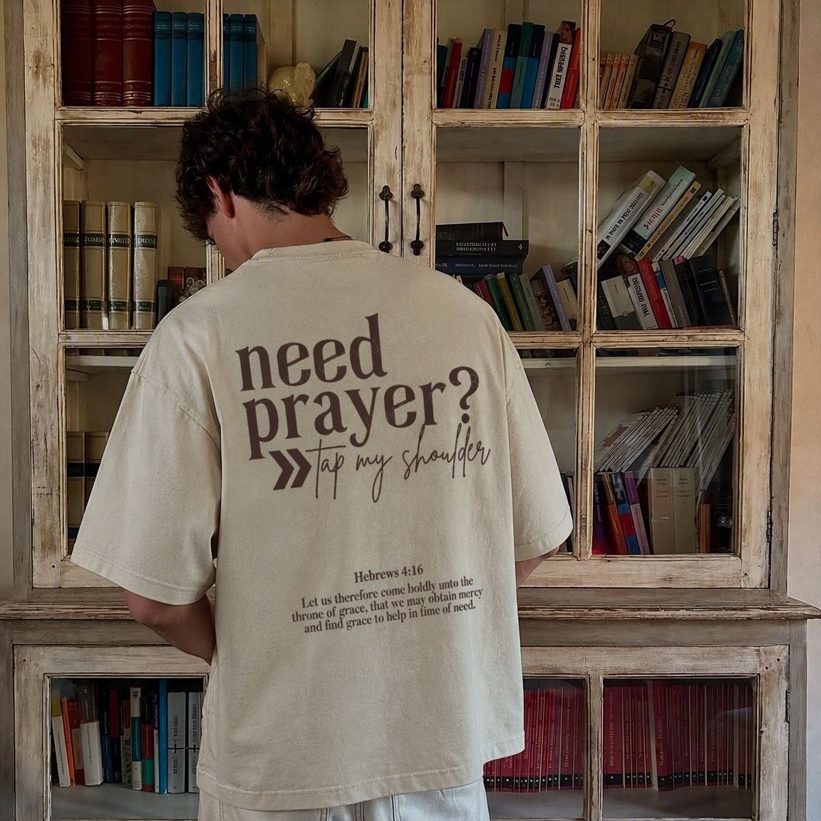 Need Prayer Washed T-Shirt